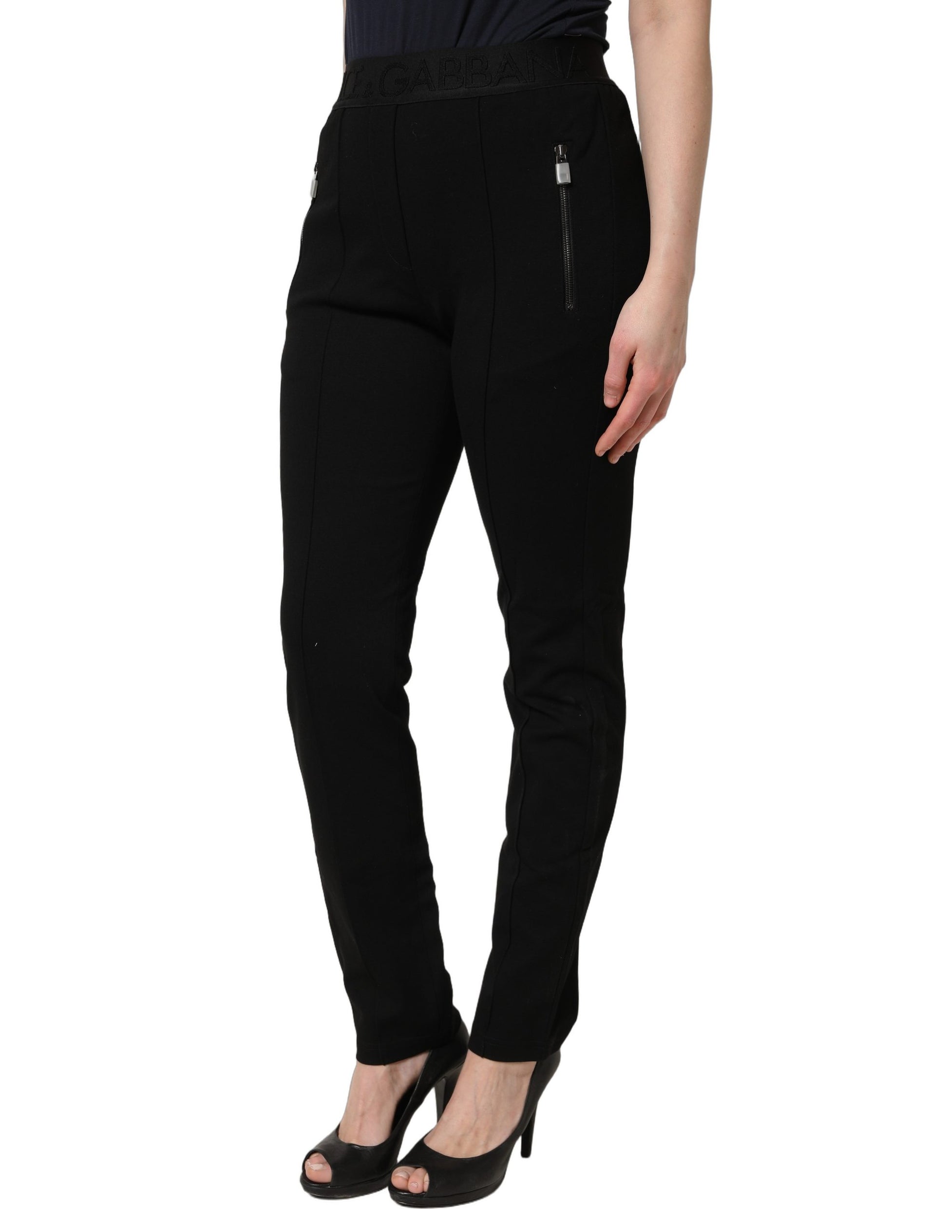 Dolce & Gabbana Black Skinny Jeans for Women detail view