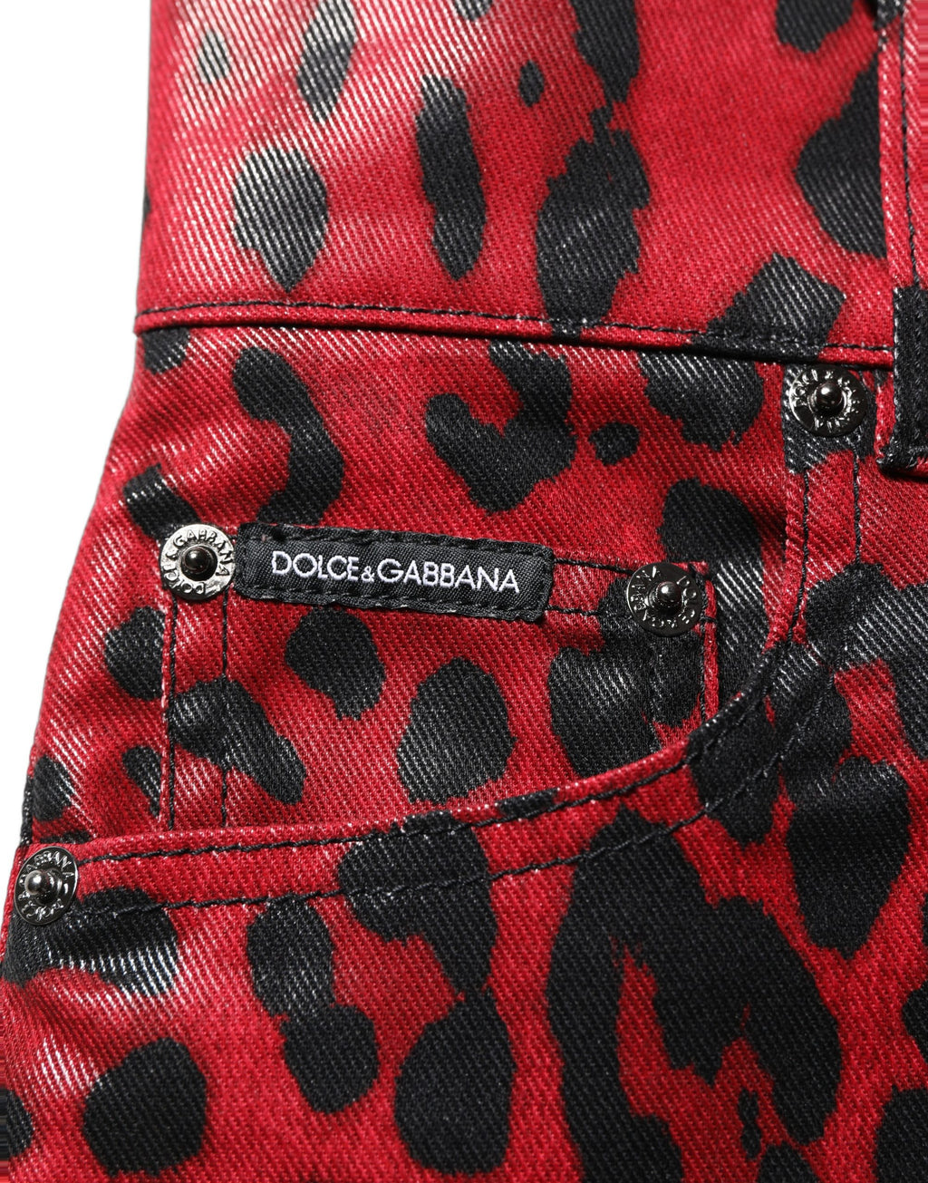 Dolce & Gabbana Red Skinny Jeans for Women additional view