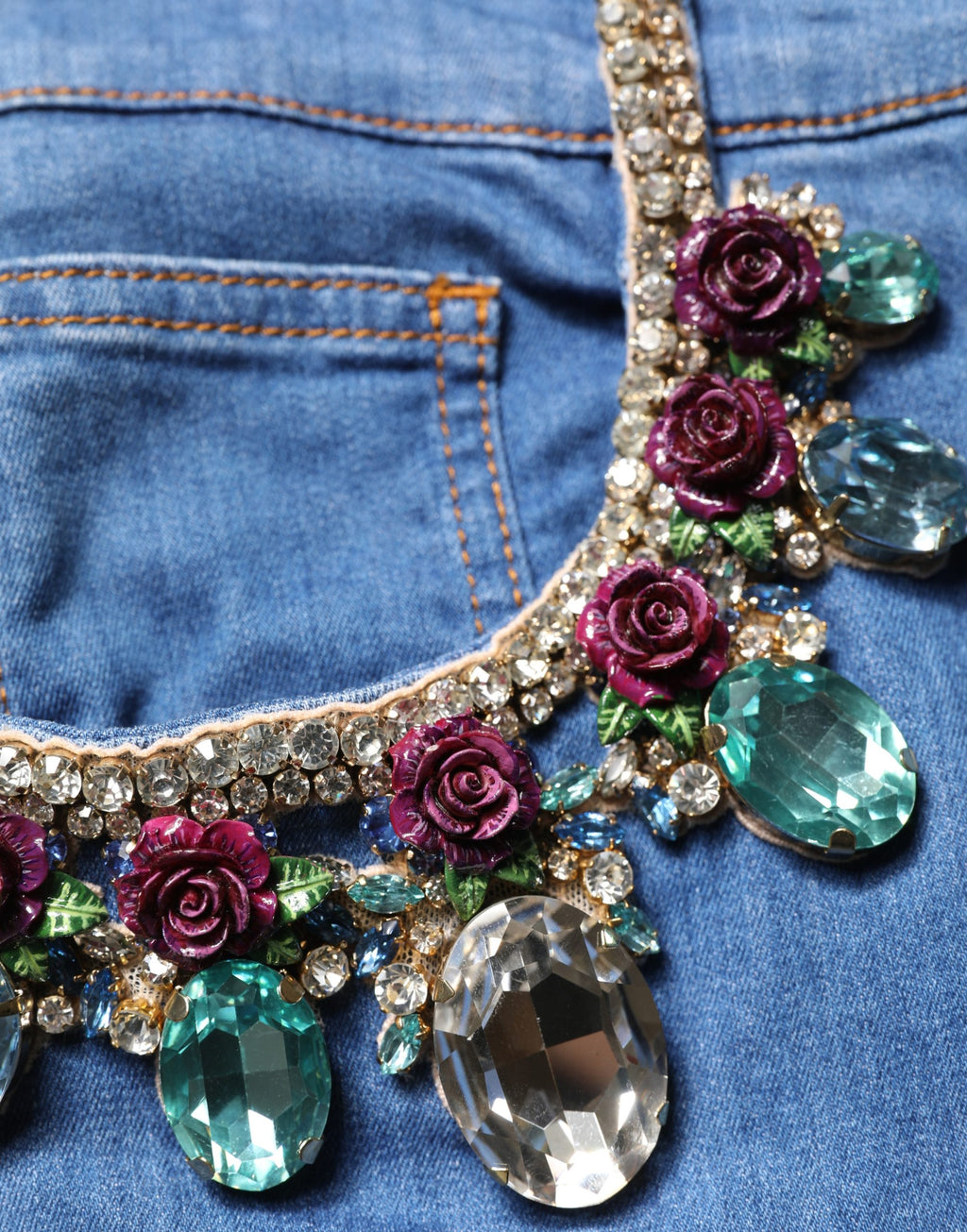 Dolce & Gabbana Blue Bermuda for Women additional view