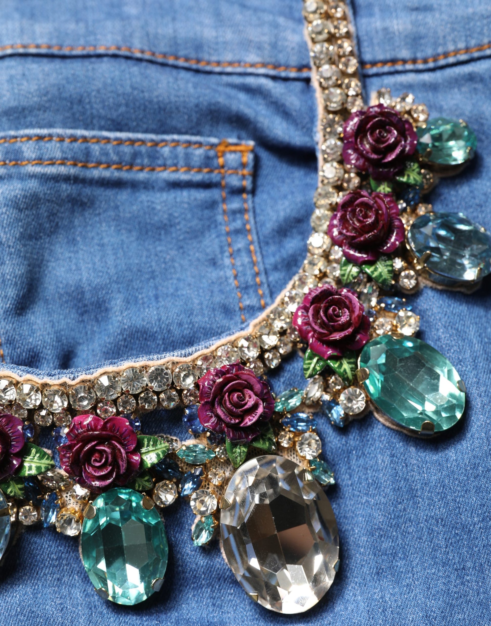 Dolce & Gabbana Blue Bermuda for Women additional view