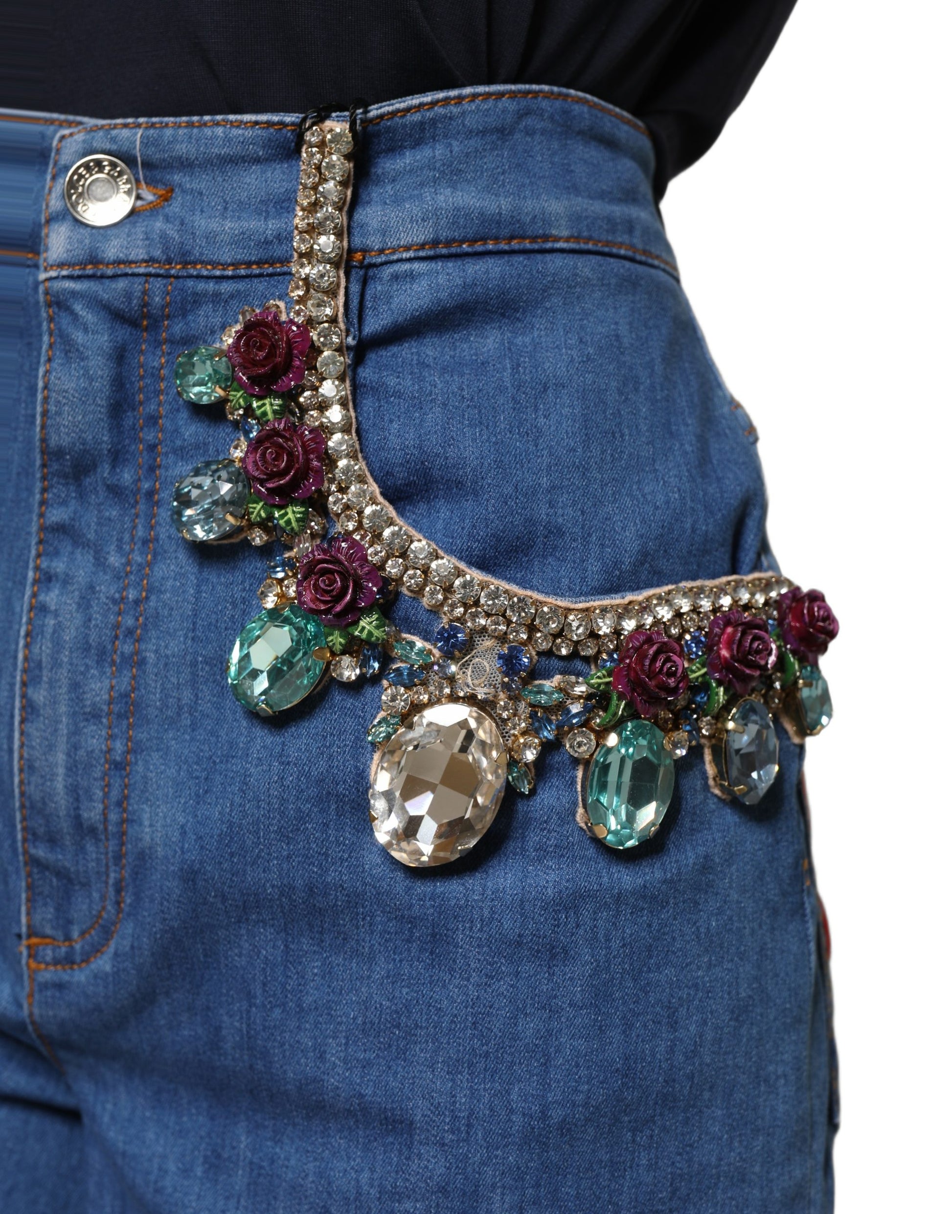 Dolce & Gabbana Blue Bermuda for Women additional view