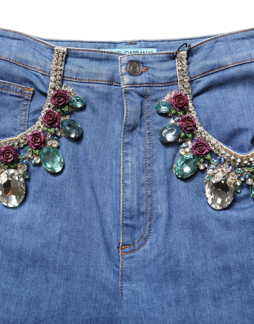 Dolce & Gabbana Blue Bermuda for Women additional view