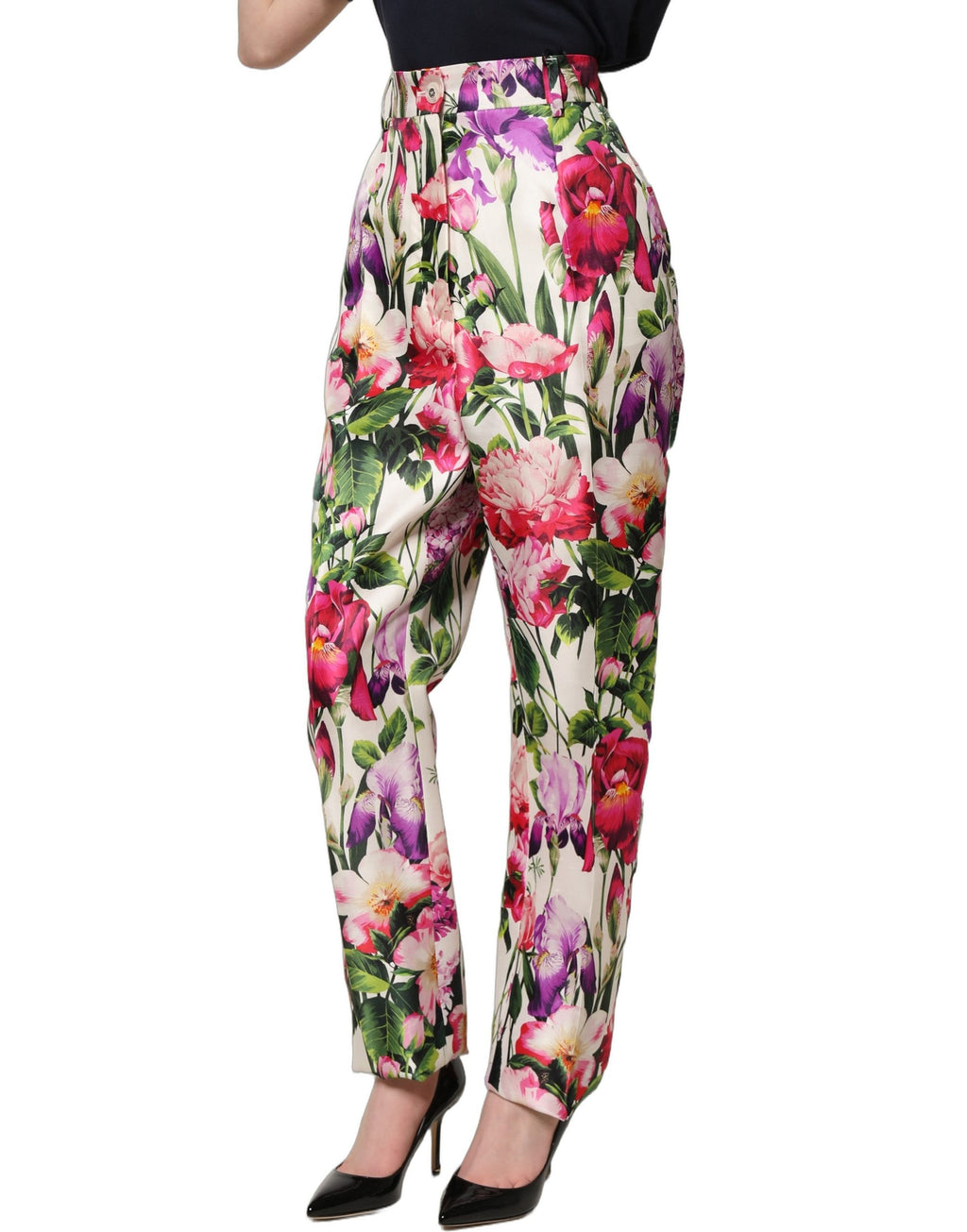 Dolce & Gabbana Multicolor Casual Pants for Women detail view
