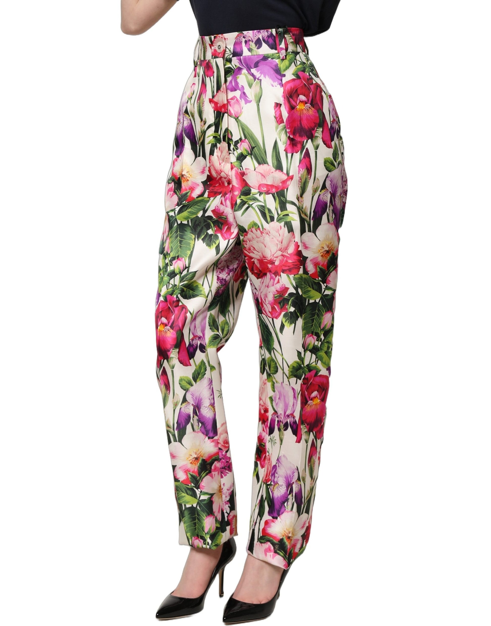 Dolce & Gabbana Multicolor Casual Pants for Women detail view