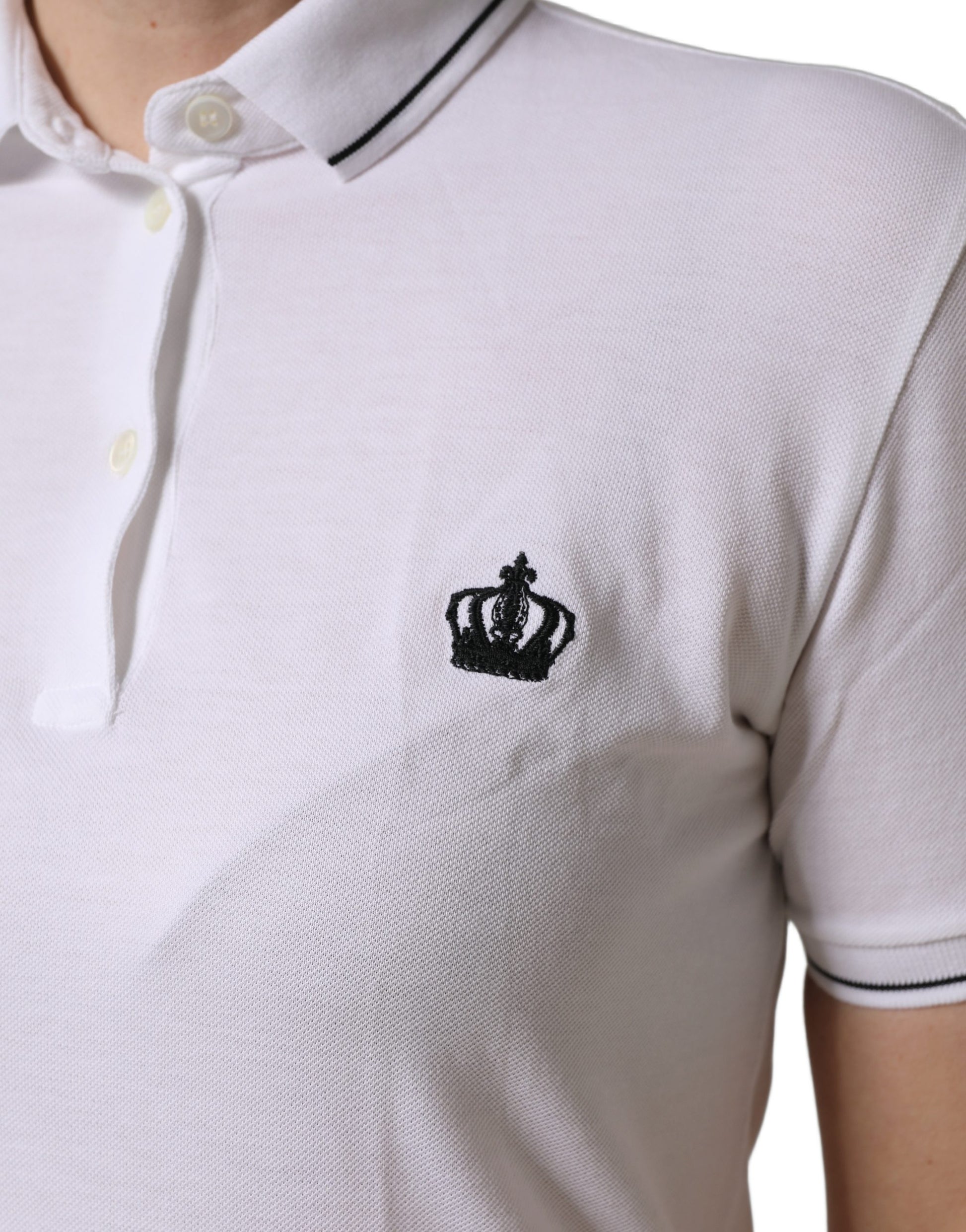 Dolce & Gabbana White Polo Shirt for Women additional view