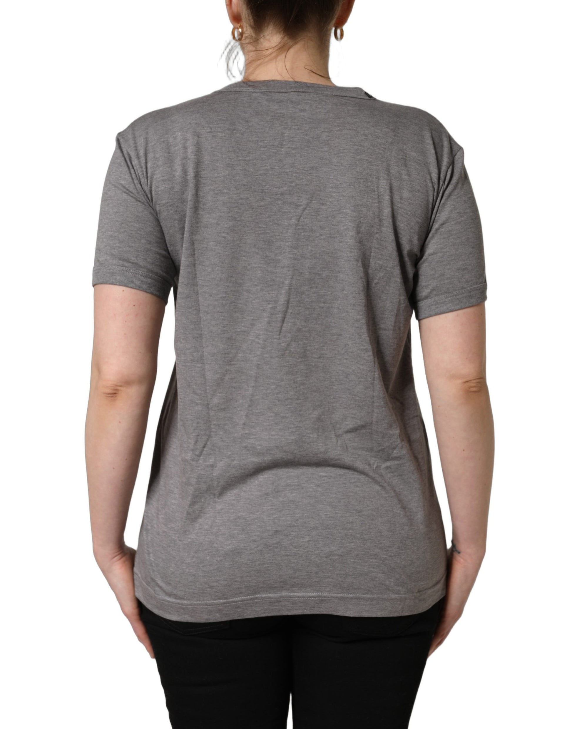 Dolce & Gabbana Grey T-Shirt for Women side view