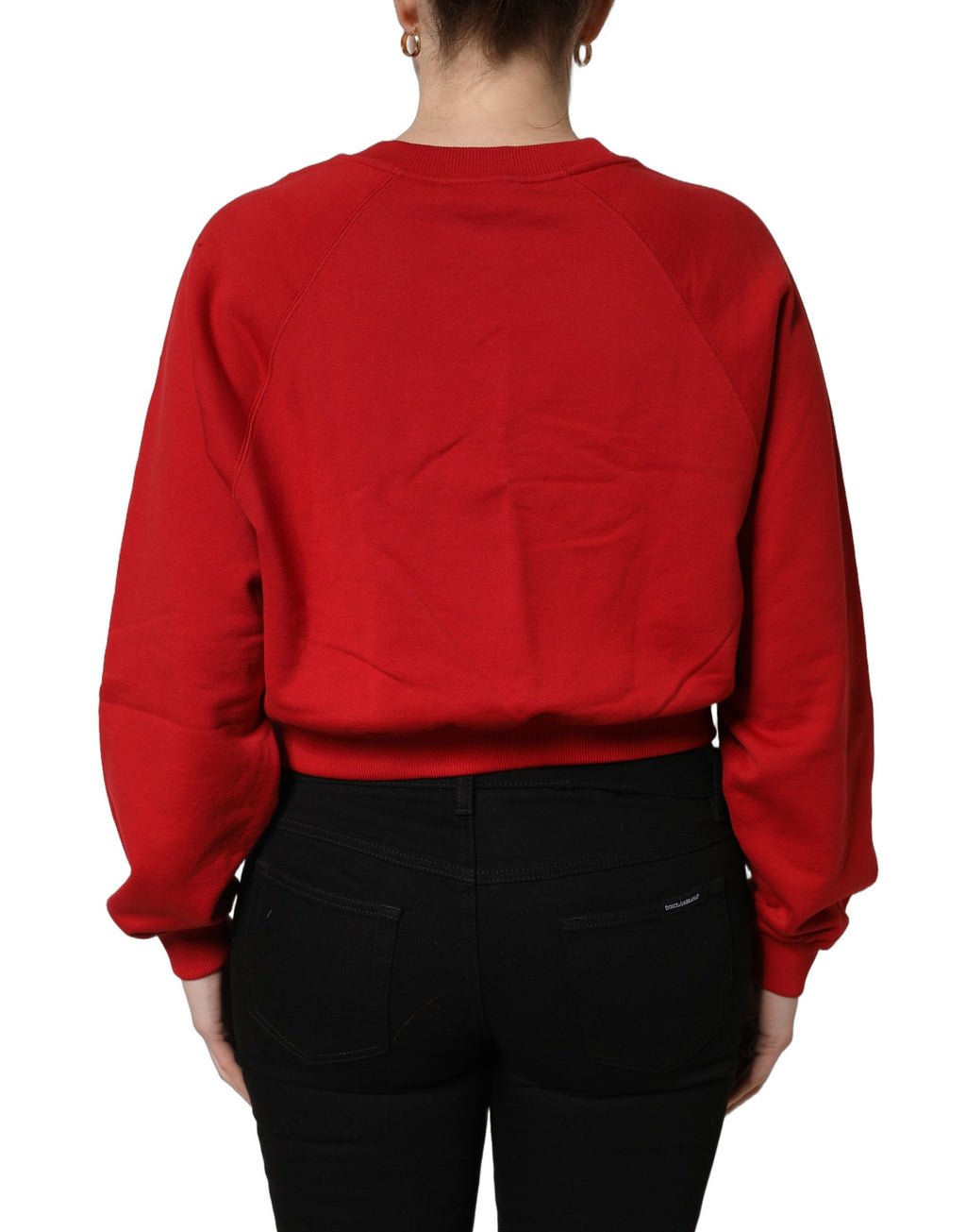 Dolce & Gabbana Red Long Sleeve T-Shirt for Women side view