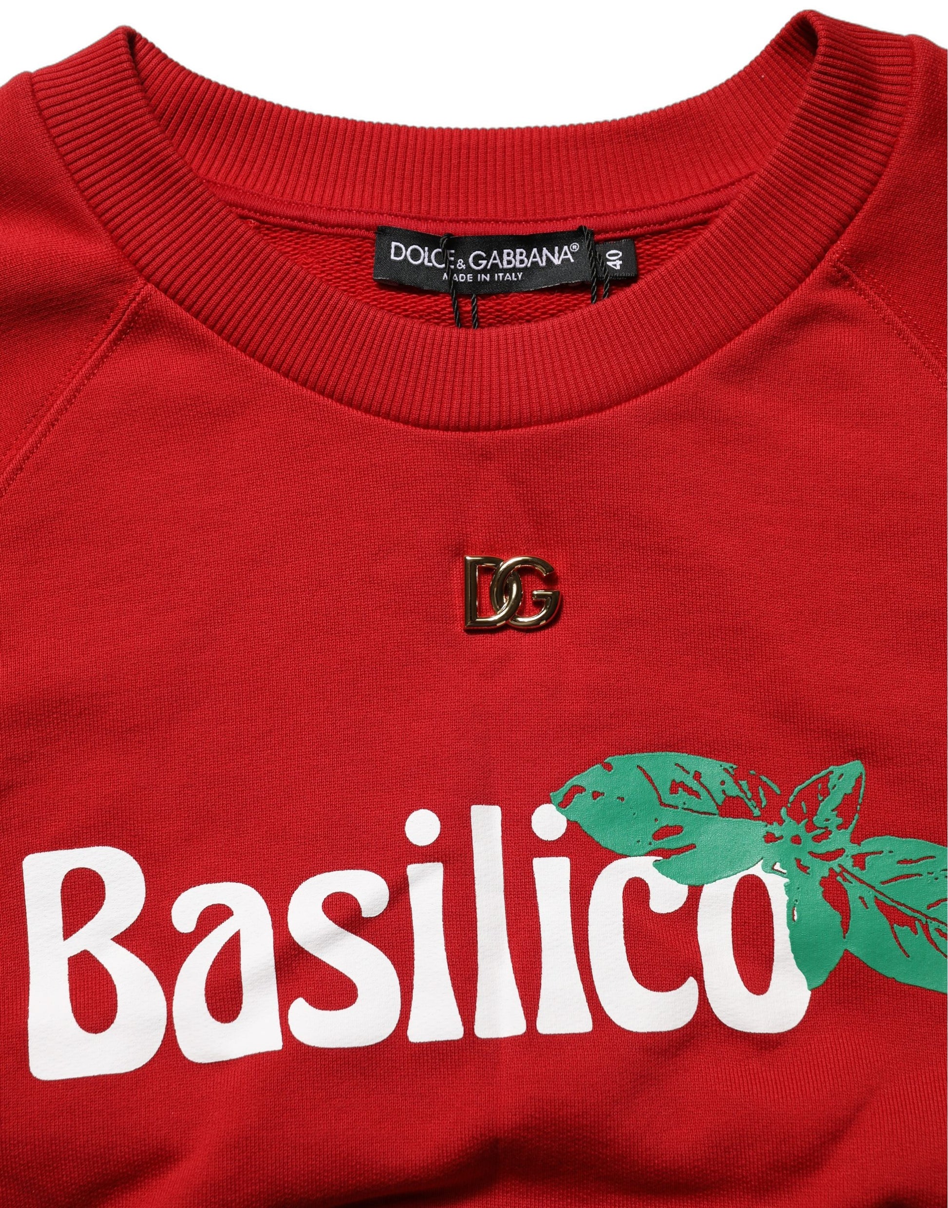 Dolce & Gabbana Red Long Sleeve T-Shirt for Women additional view