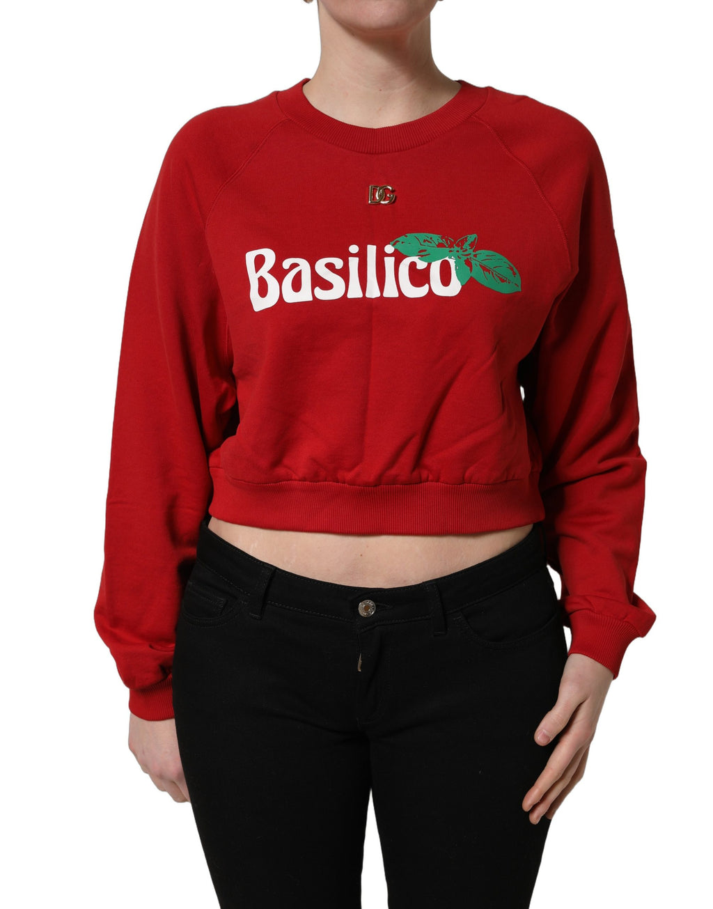 Dolce & Gabbana Red Long Sleeve T-Shirt for Women