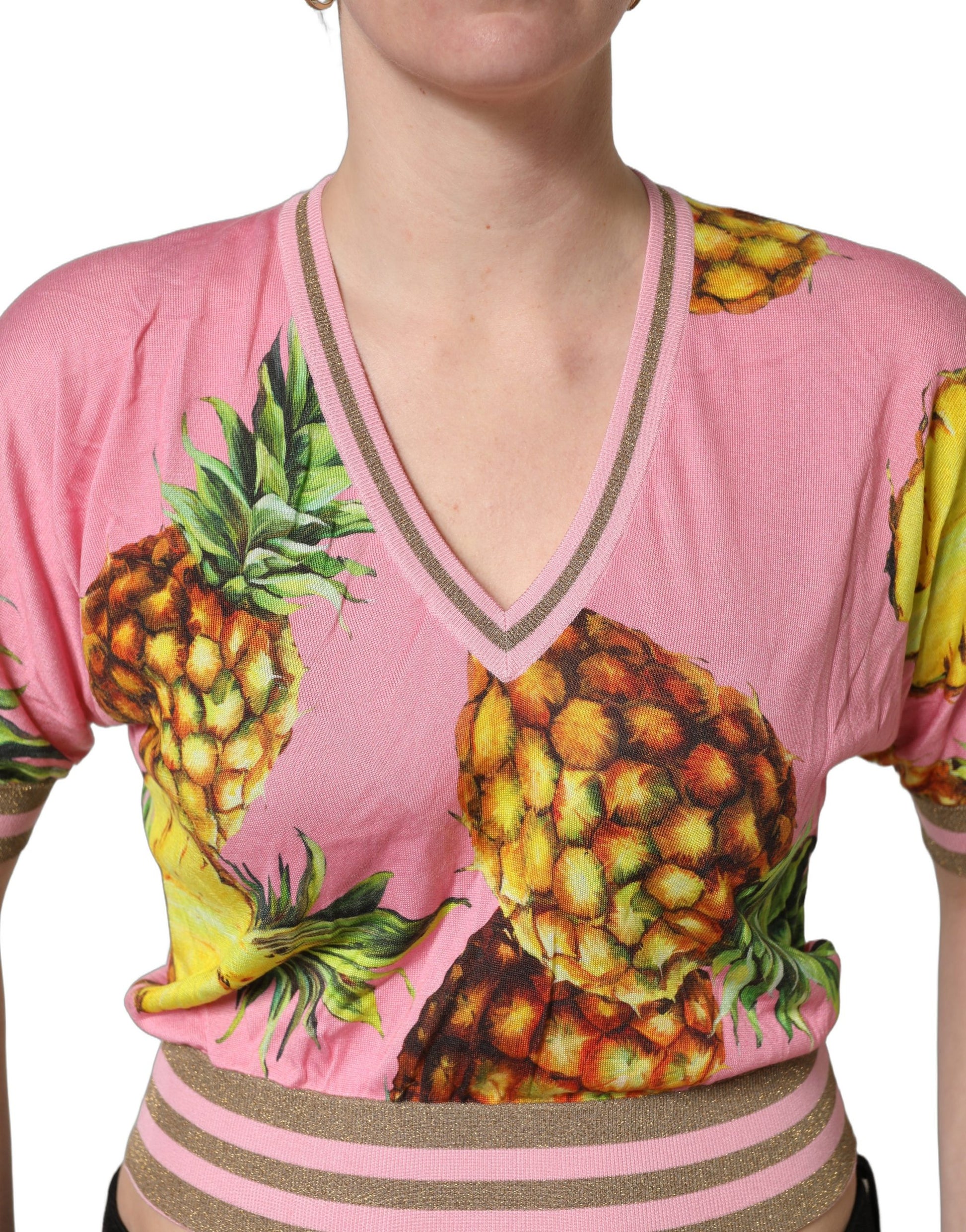 Dolce & Gabbana Pink T-Shirt for Women additional view