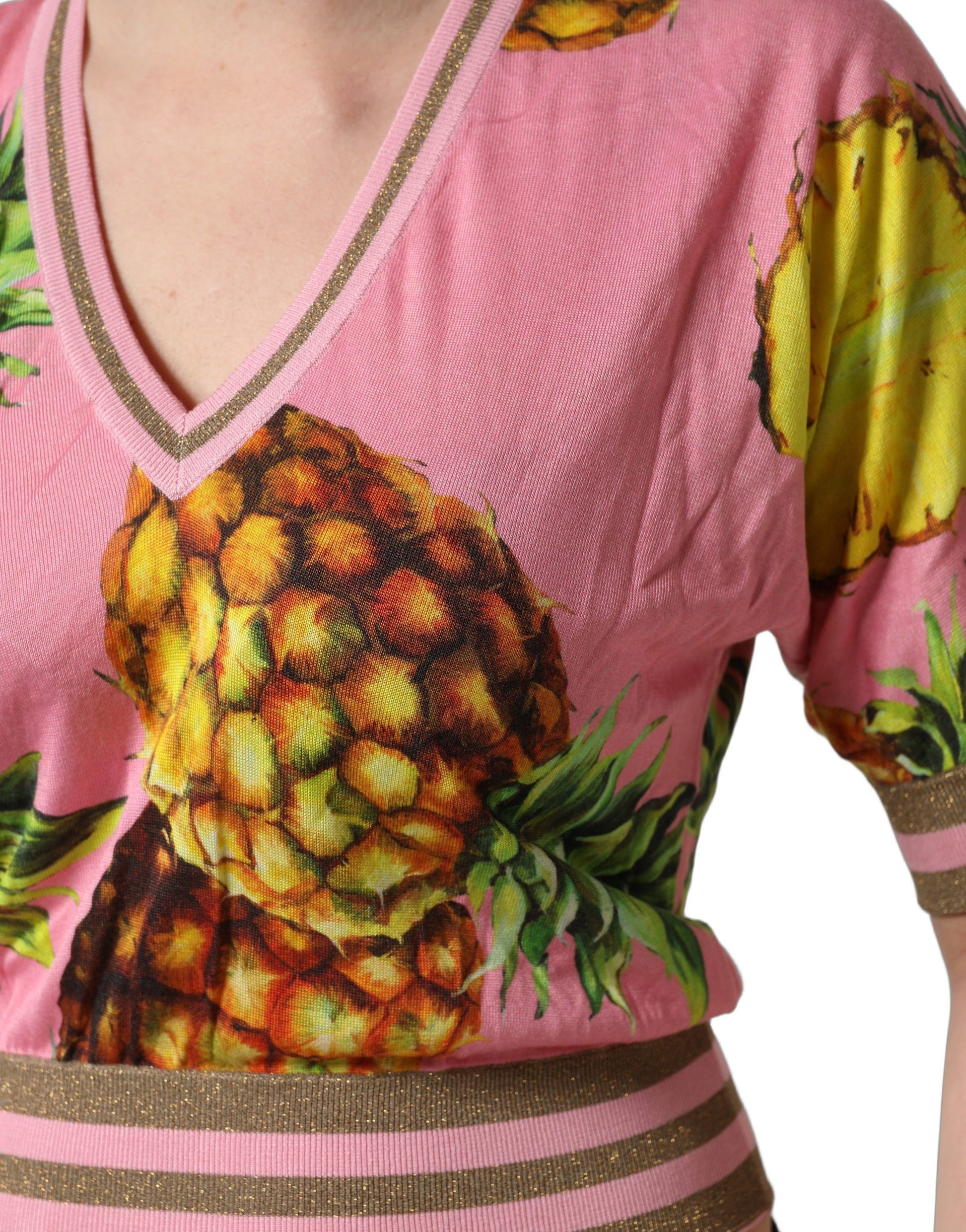 Dolce & Gabbana Pink T-Shirt for Women additional view