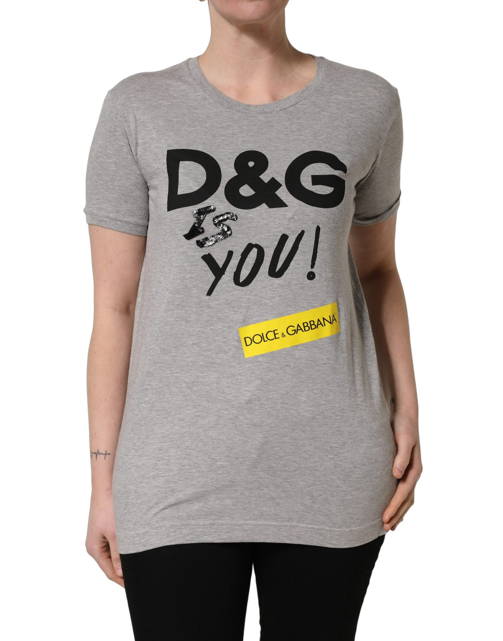 Dolce & Gabbana Grey T-Shirt for Women alternate view
