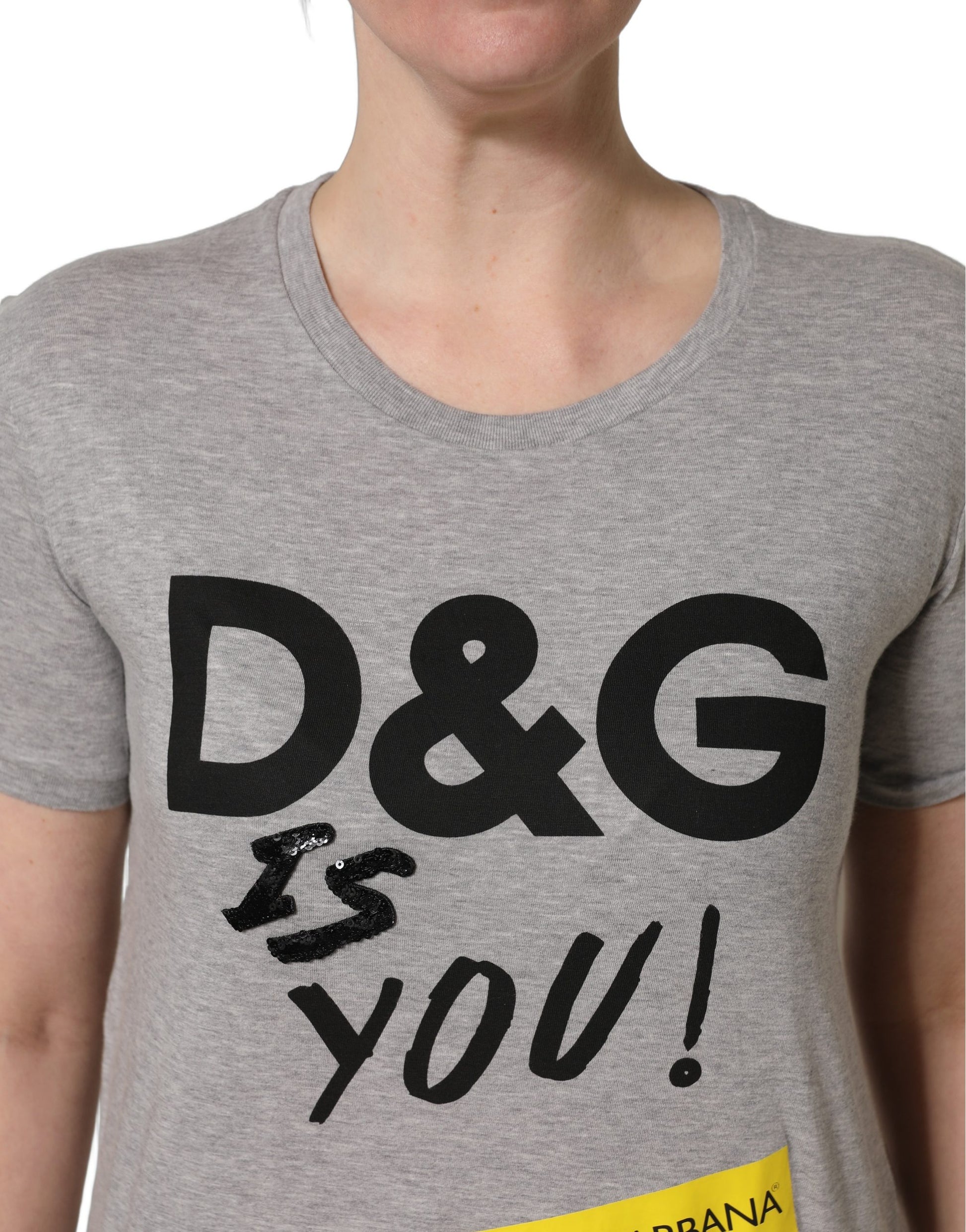 Dolce & Gabbana Grey T-Shirt for Women additional view