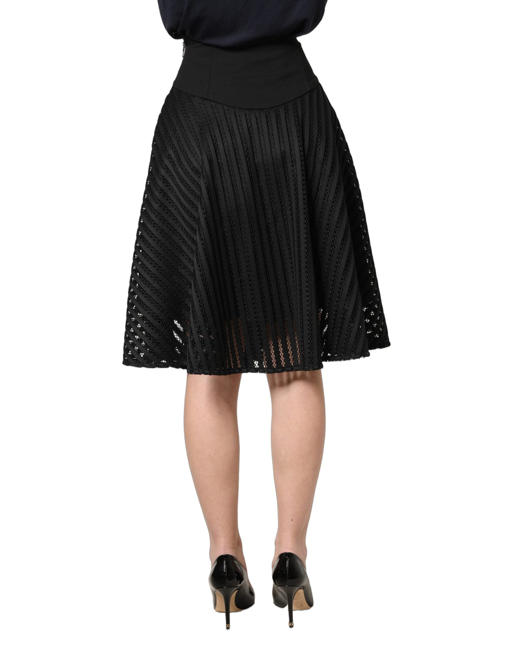 PINKO Black Midi for Women side view