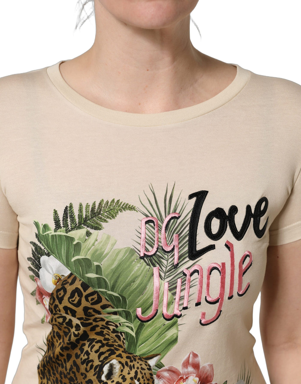 Dolce & Gabbana Beige T-Shirt for Women additional view