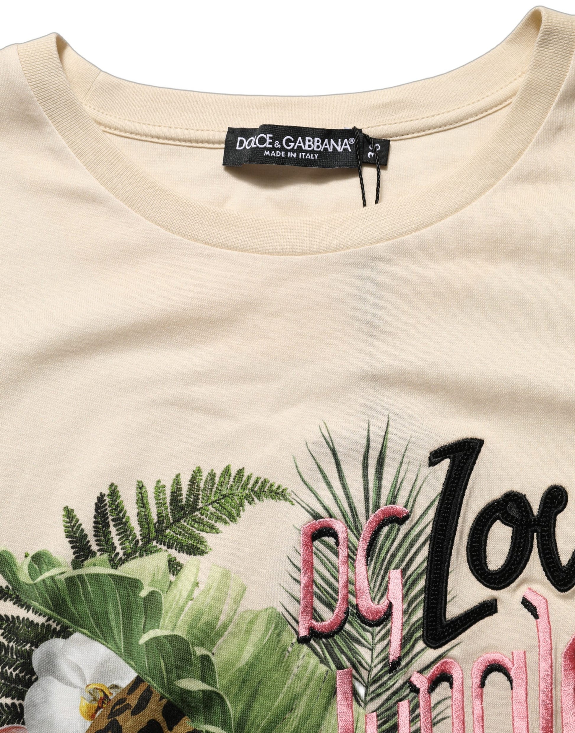 Dolce & Gabbana Beige T-Shirt for Women additional view