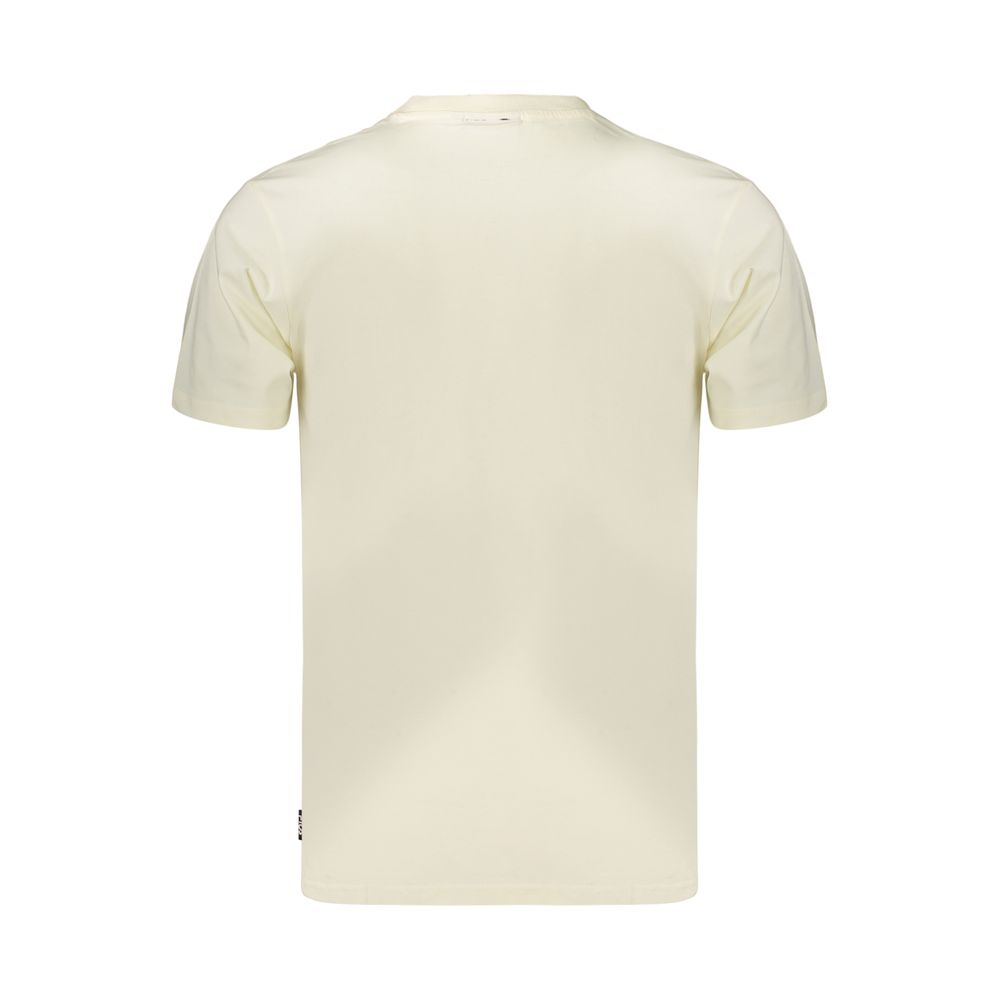 T-shirt en coton beige Fila pour homme