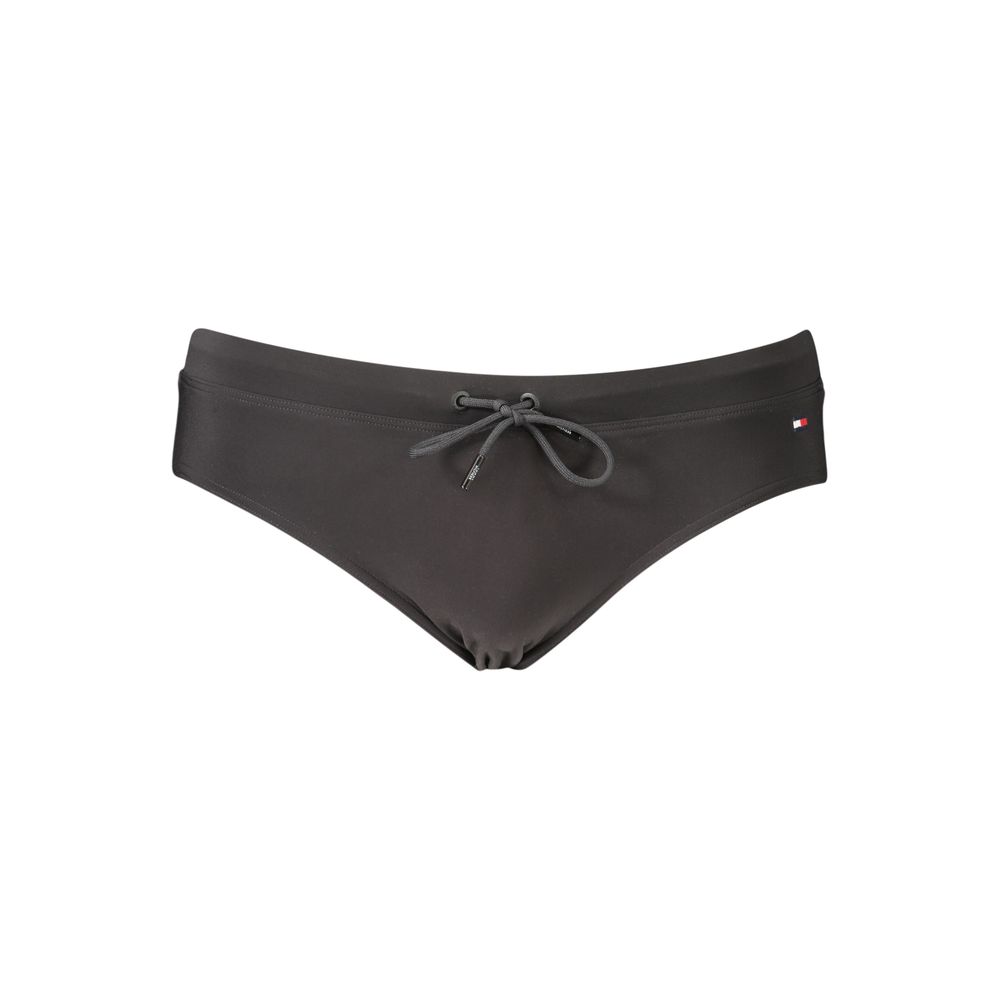 Slip homme Tommy Hilfiger en polyester noir