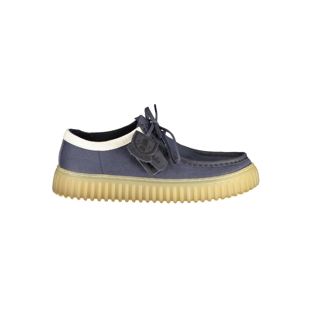 Chaussure pour homme en tissu bleu Clarks