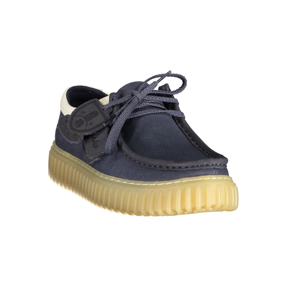Chaussure pour homme en tissu bleu Clarks