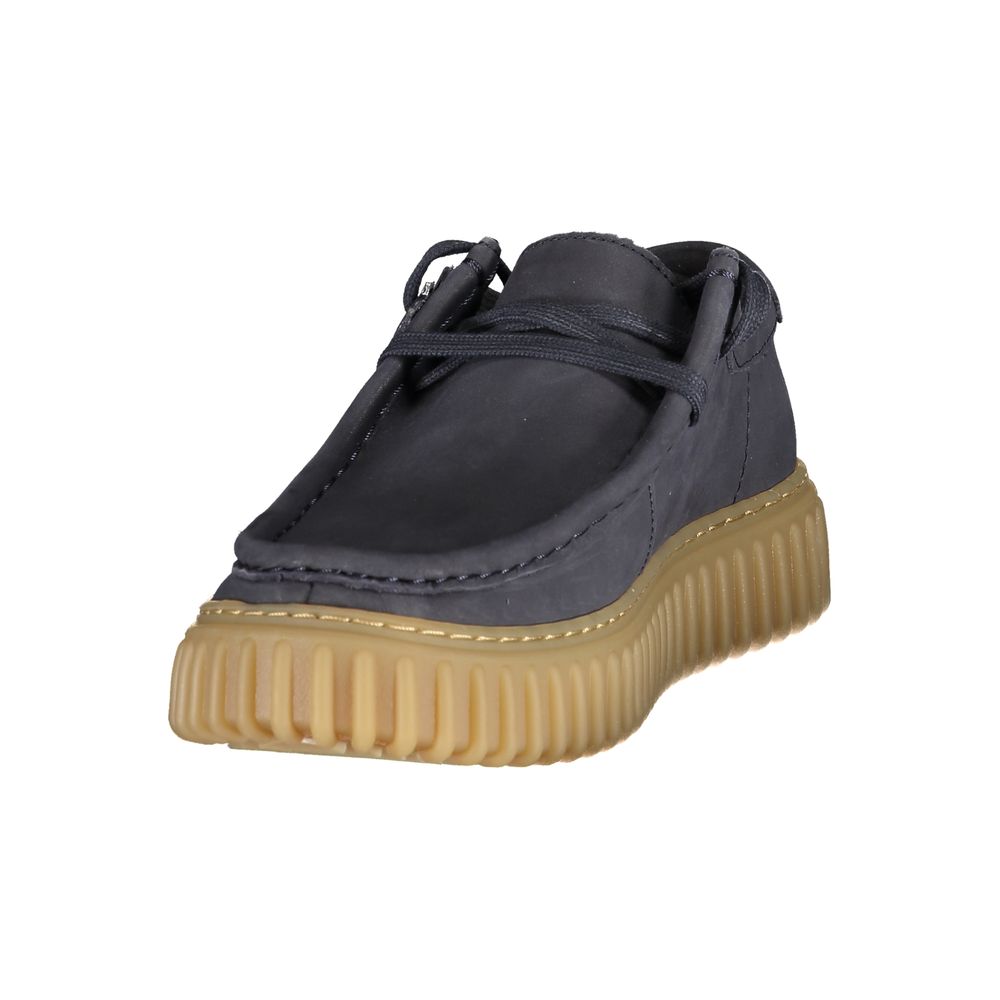Chaussure classique Clarks en cuir bleu pour homme