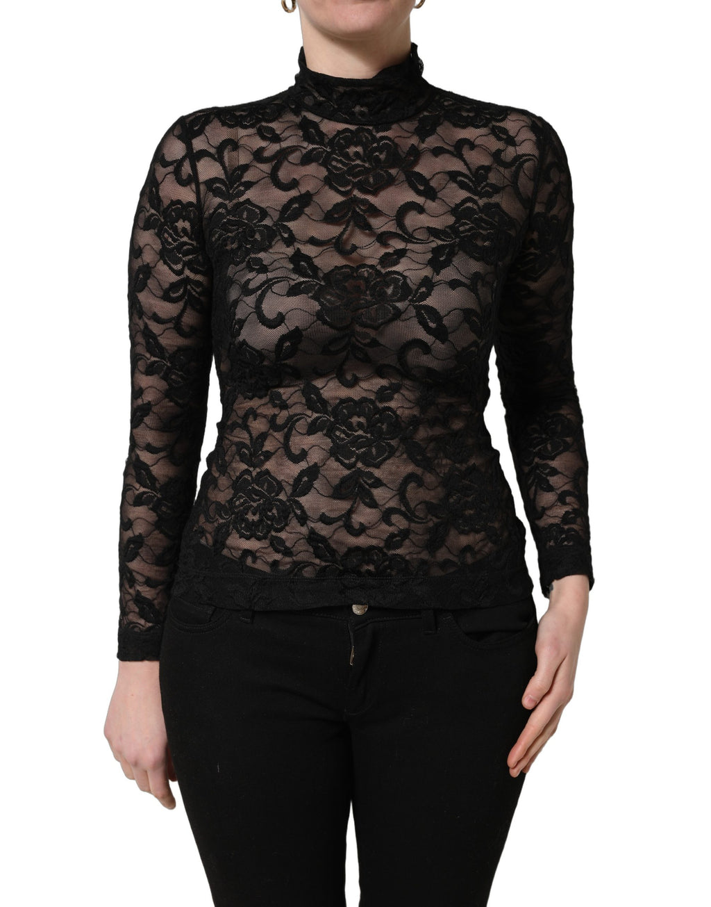 Dolce & Gabbana Black Long Sleeve T-Shirt for Women