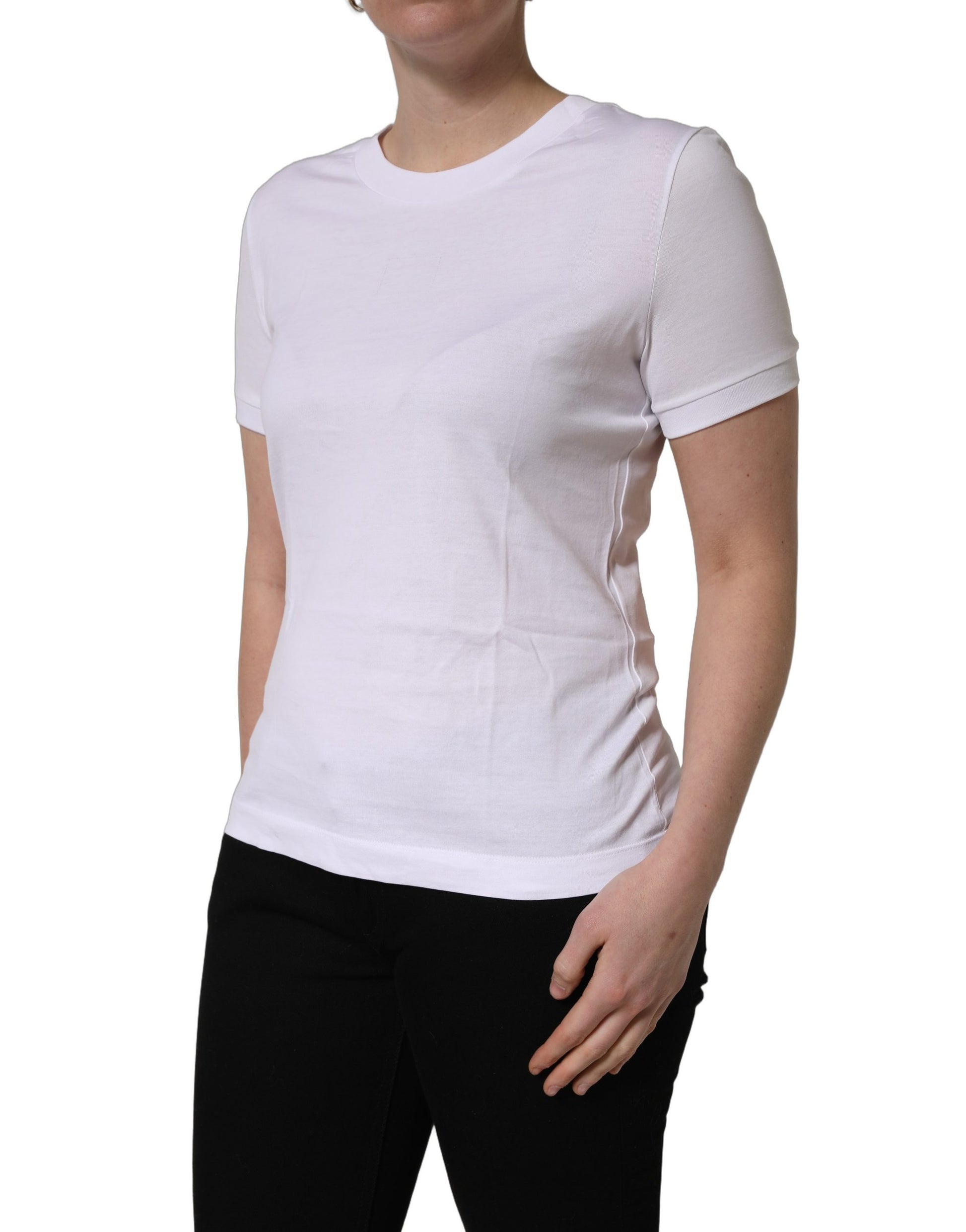 Dolce & Gabbana White T-Shirt for Women detail view