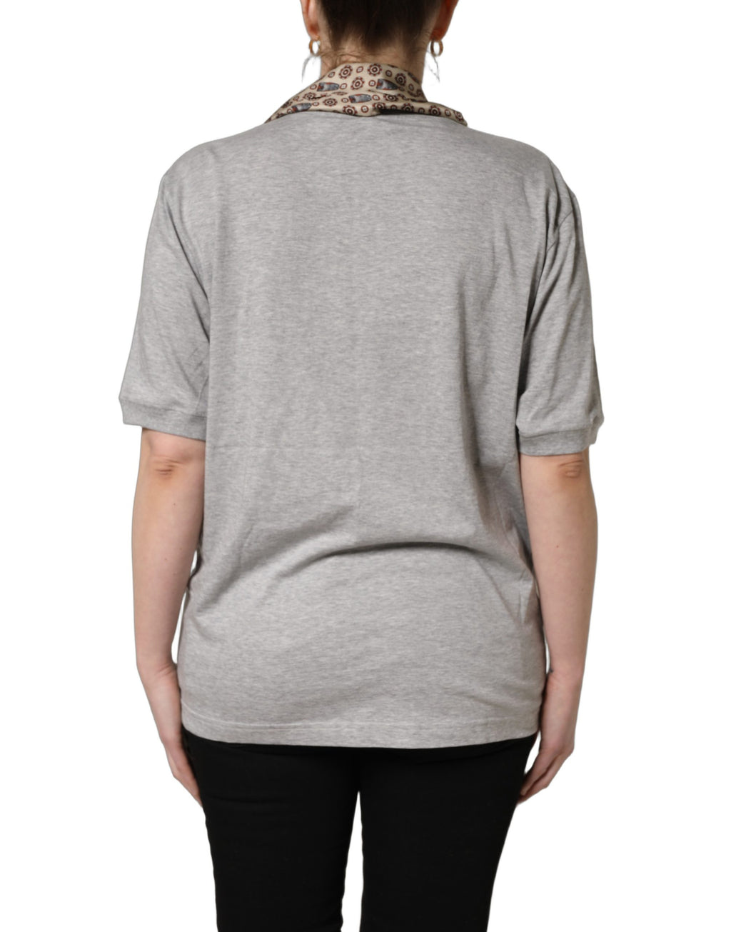 Dolce & Gabbana Grey T-Shirt for Women side view