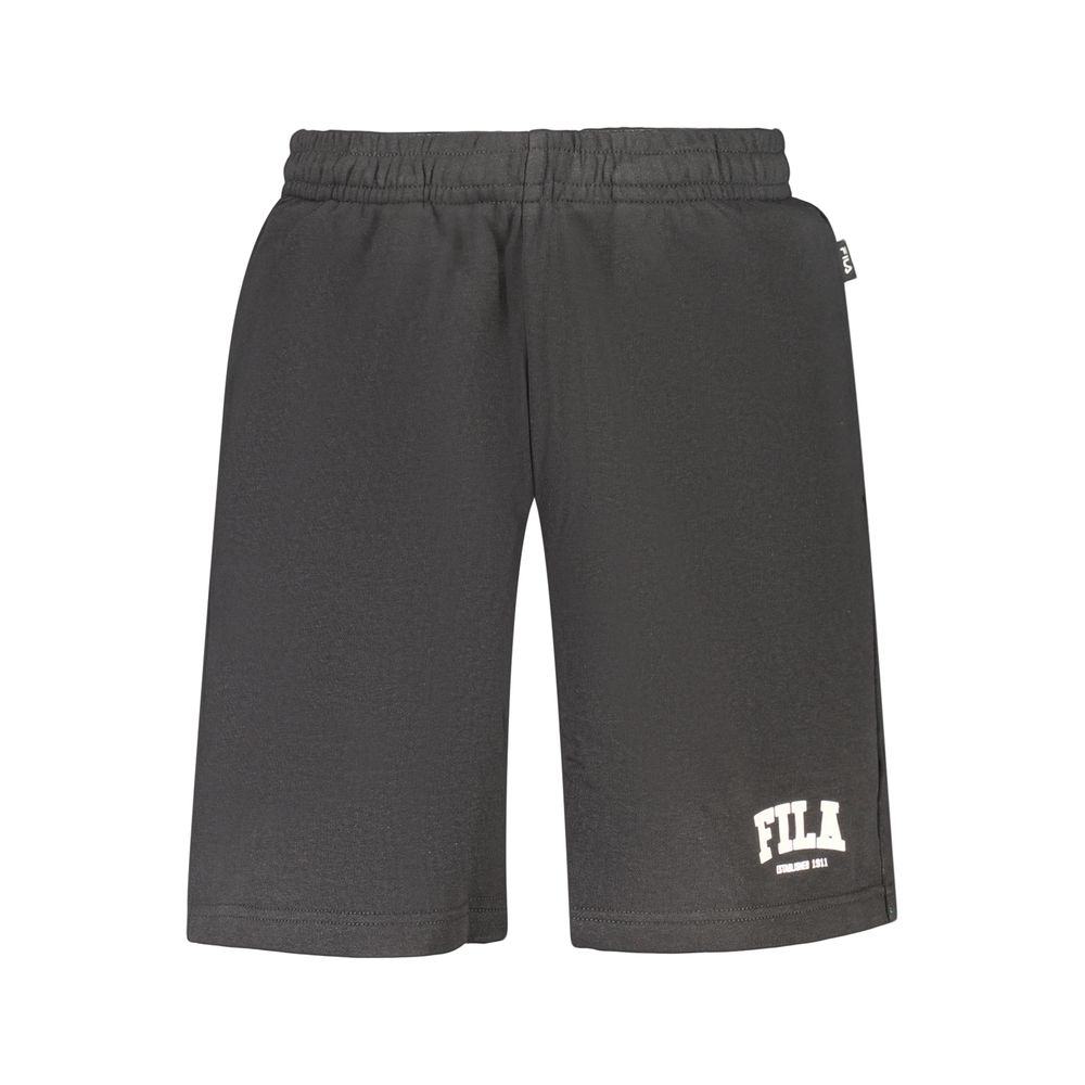 Pantalon noir en coton pour homme Fila