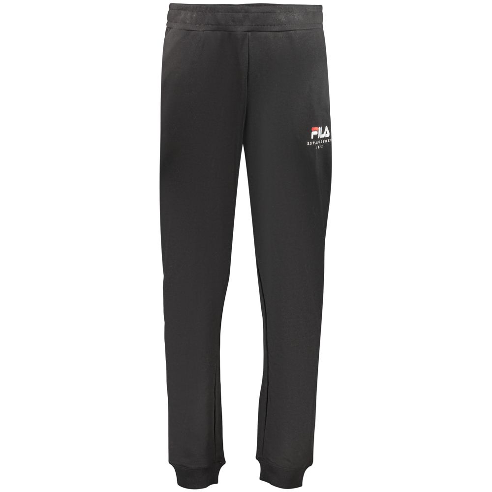 Pantalon en coton noir Fila pour homme