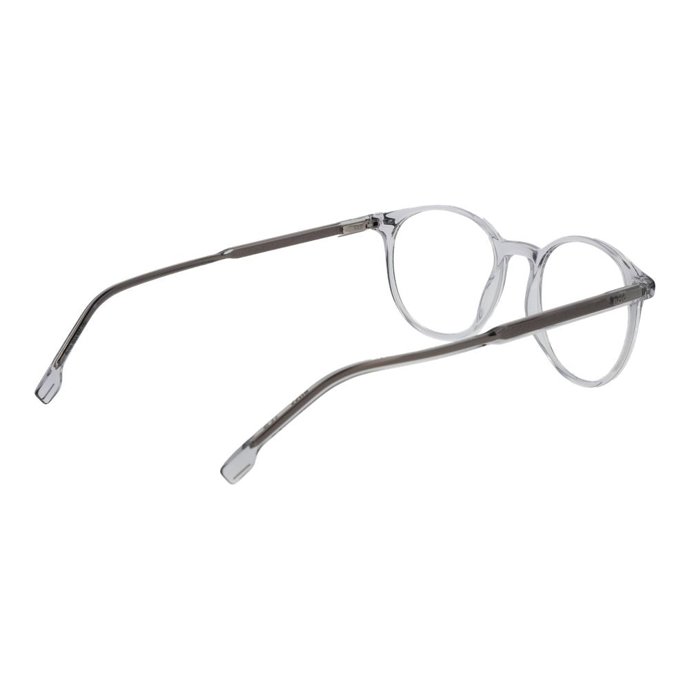 Hugo Boss Grey Glasses Frames for Men detail view
