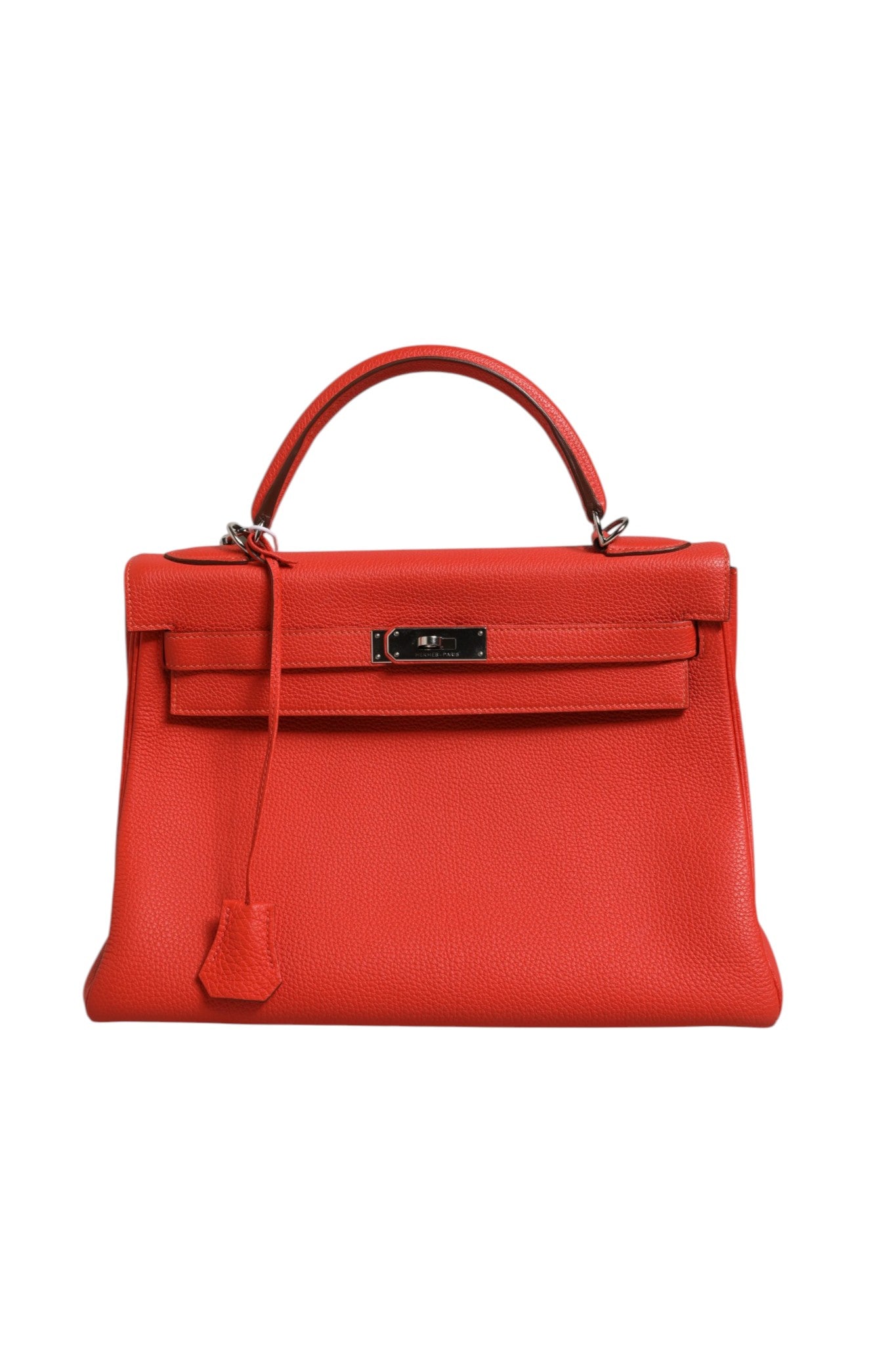 Hermès Kelly 32 Two-Way Handbag with Palladium Hardware