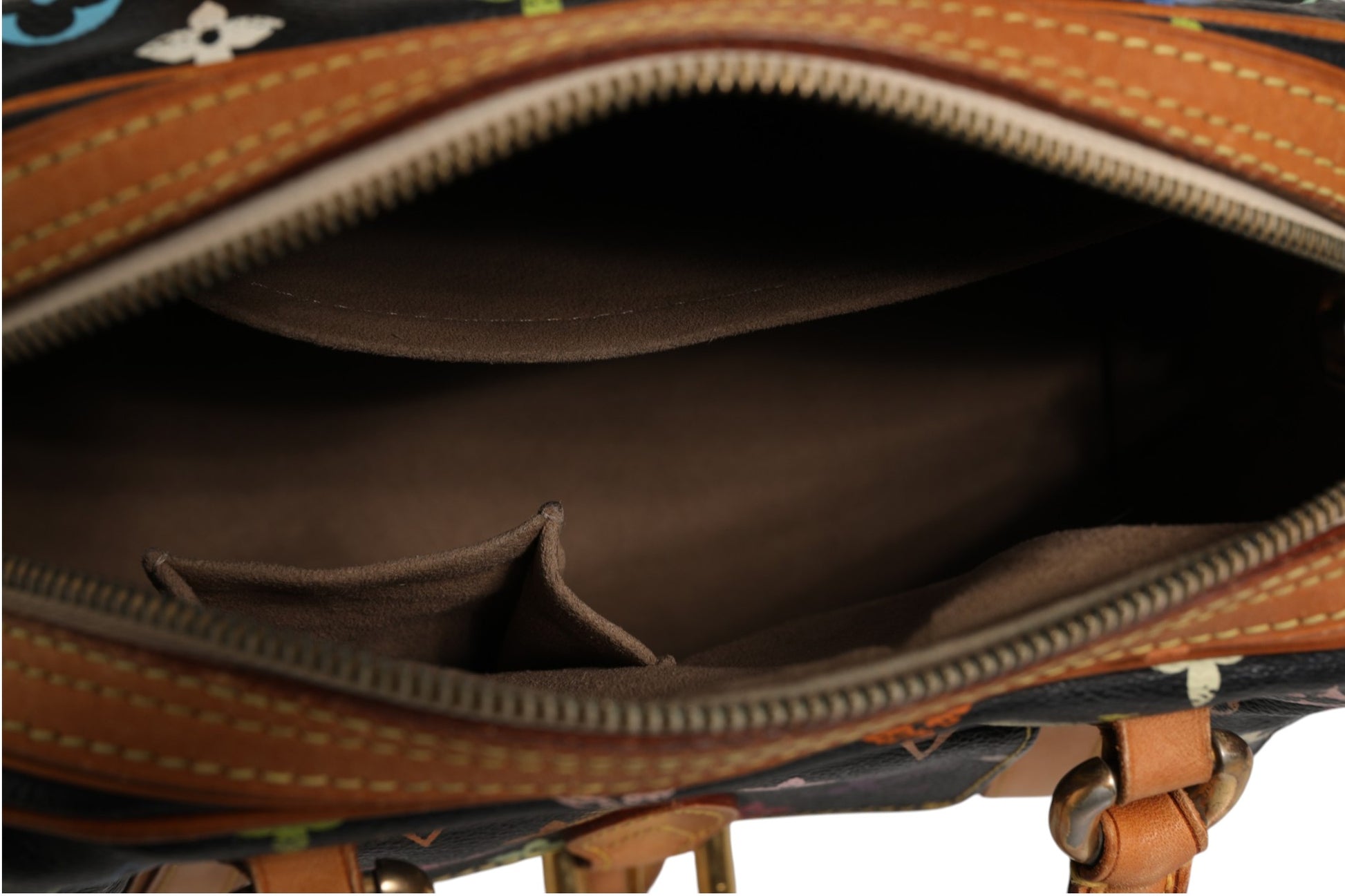 Sac à main Louis Vuitton Priscilla en toile Monogram Multicolore noire