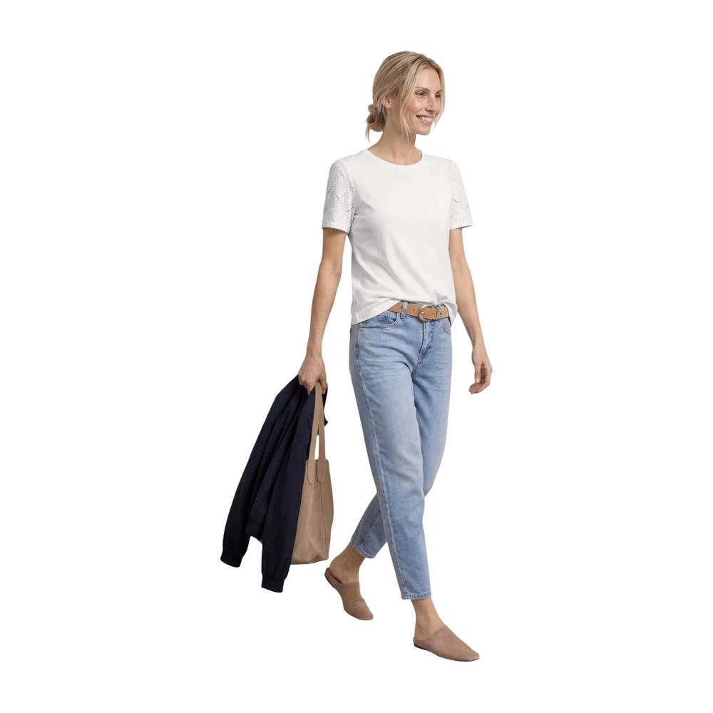 Street One White T-Shirt for Women detail view