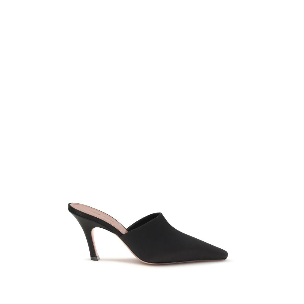 Amina Muaddi Black Sandals for Women