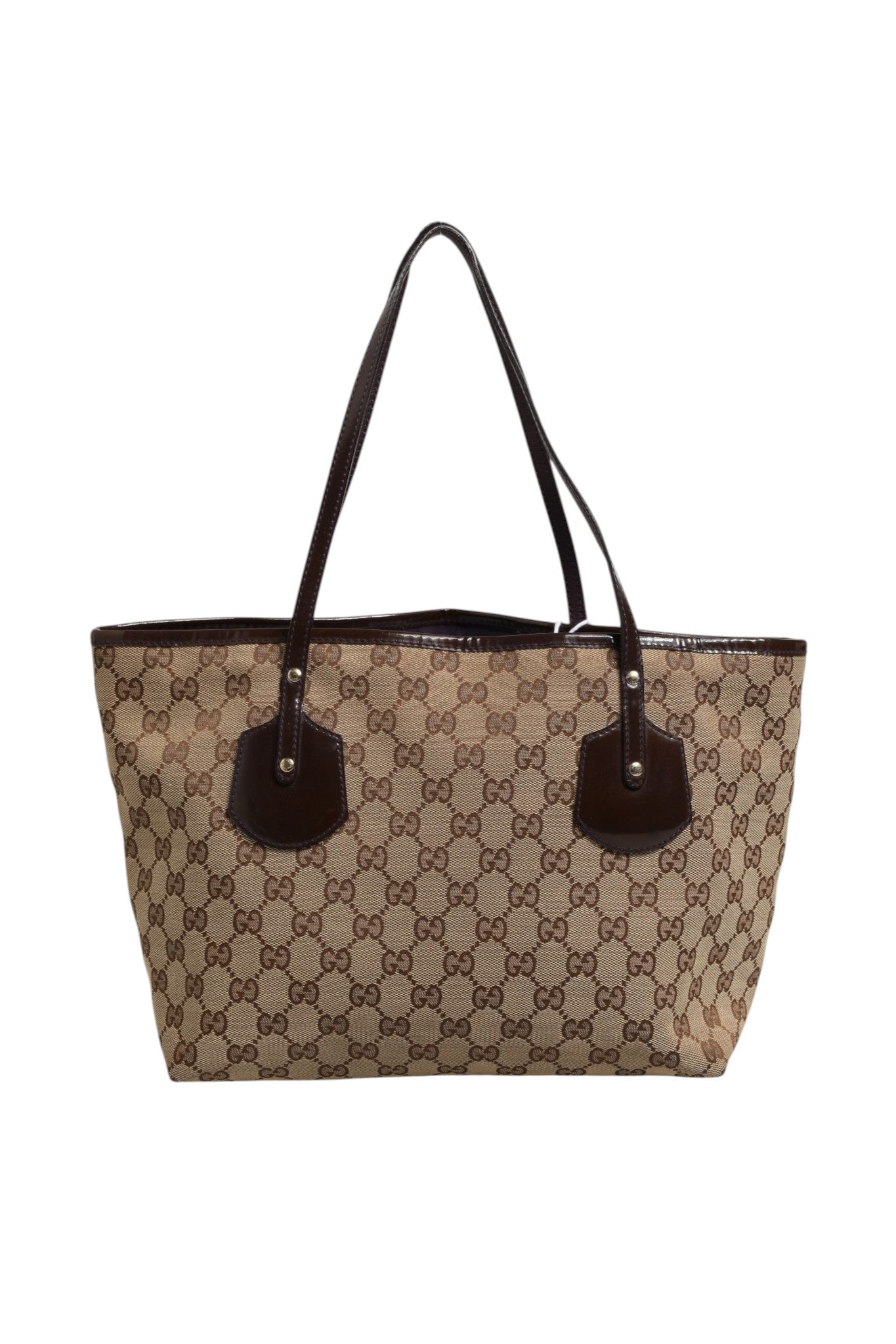 Sac cabas moyen Gucci Jolie Charm en toile beige