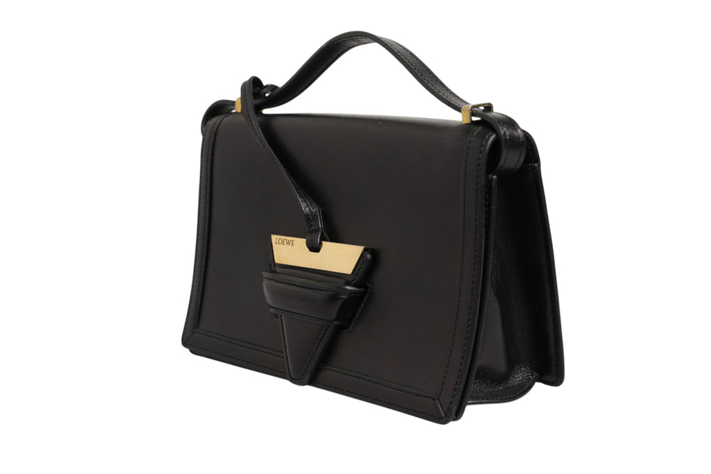 Sac à bandoulière en cuir moyen Loewe Barcelona