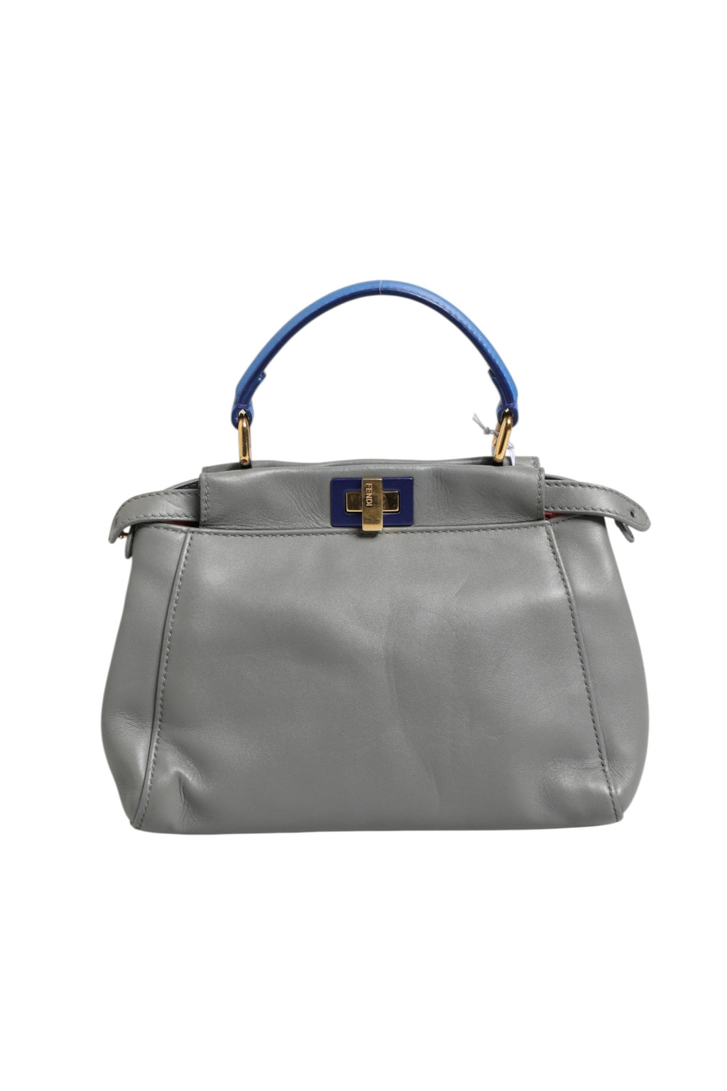 Fendi Grey Shoulder Bag for Women side view