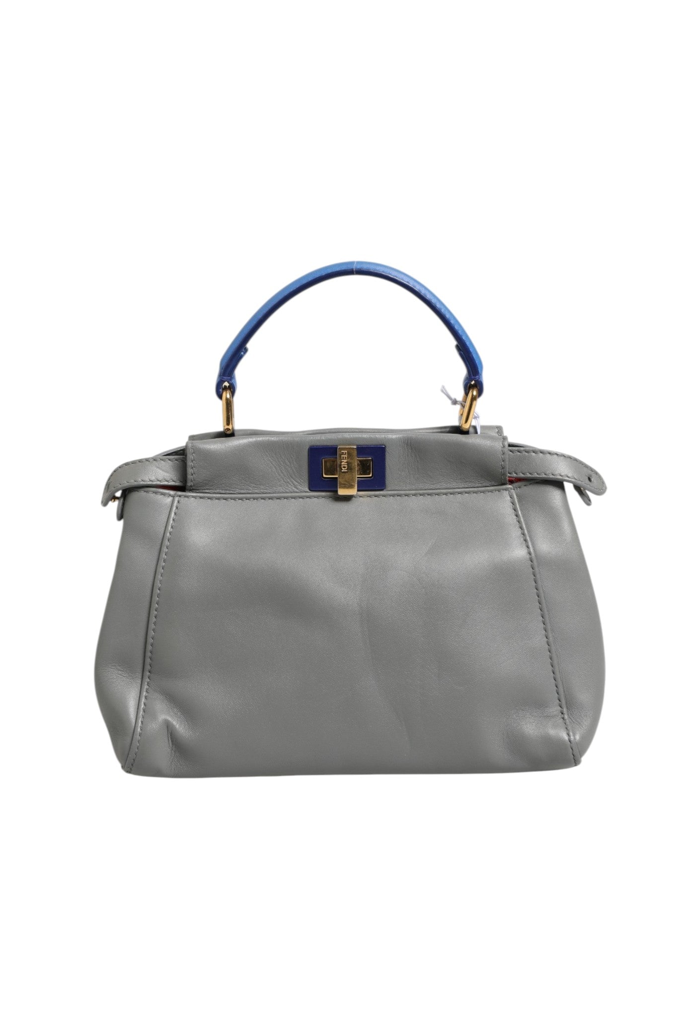 Fendi Grey Shoulder Bag for Women side view