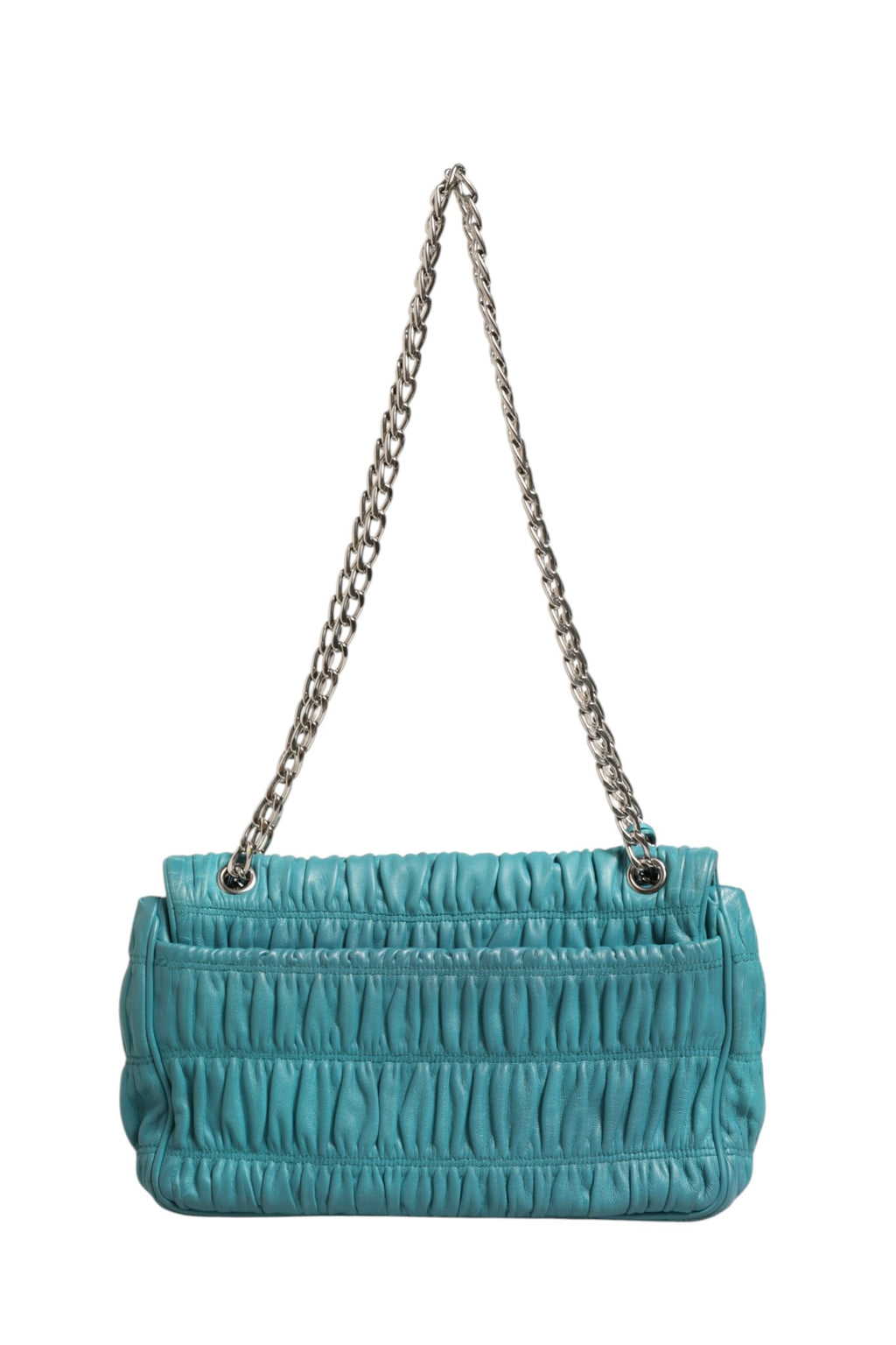 Prada Blue Shoulder Bag for Women side view