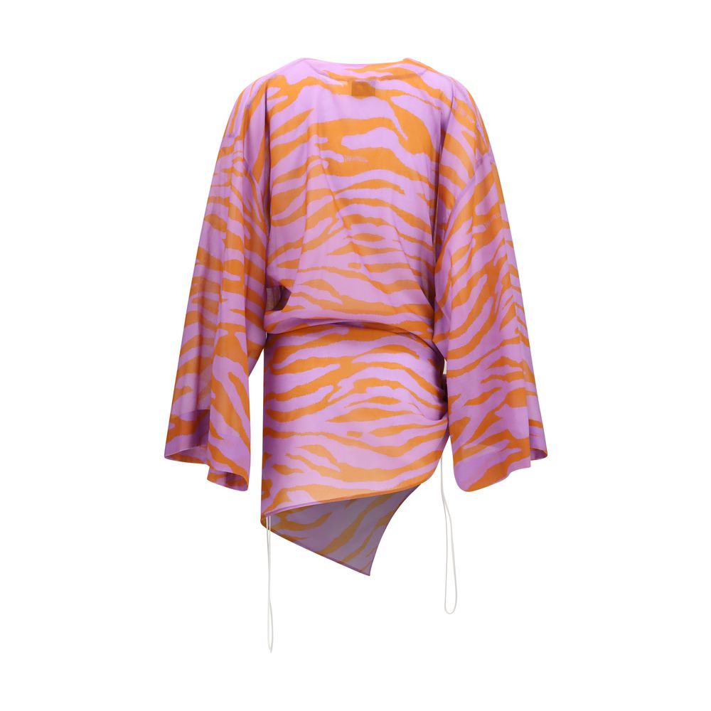 La chemise Attico en coton à motifs multicolores
