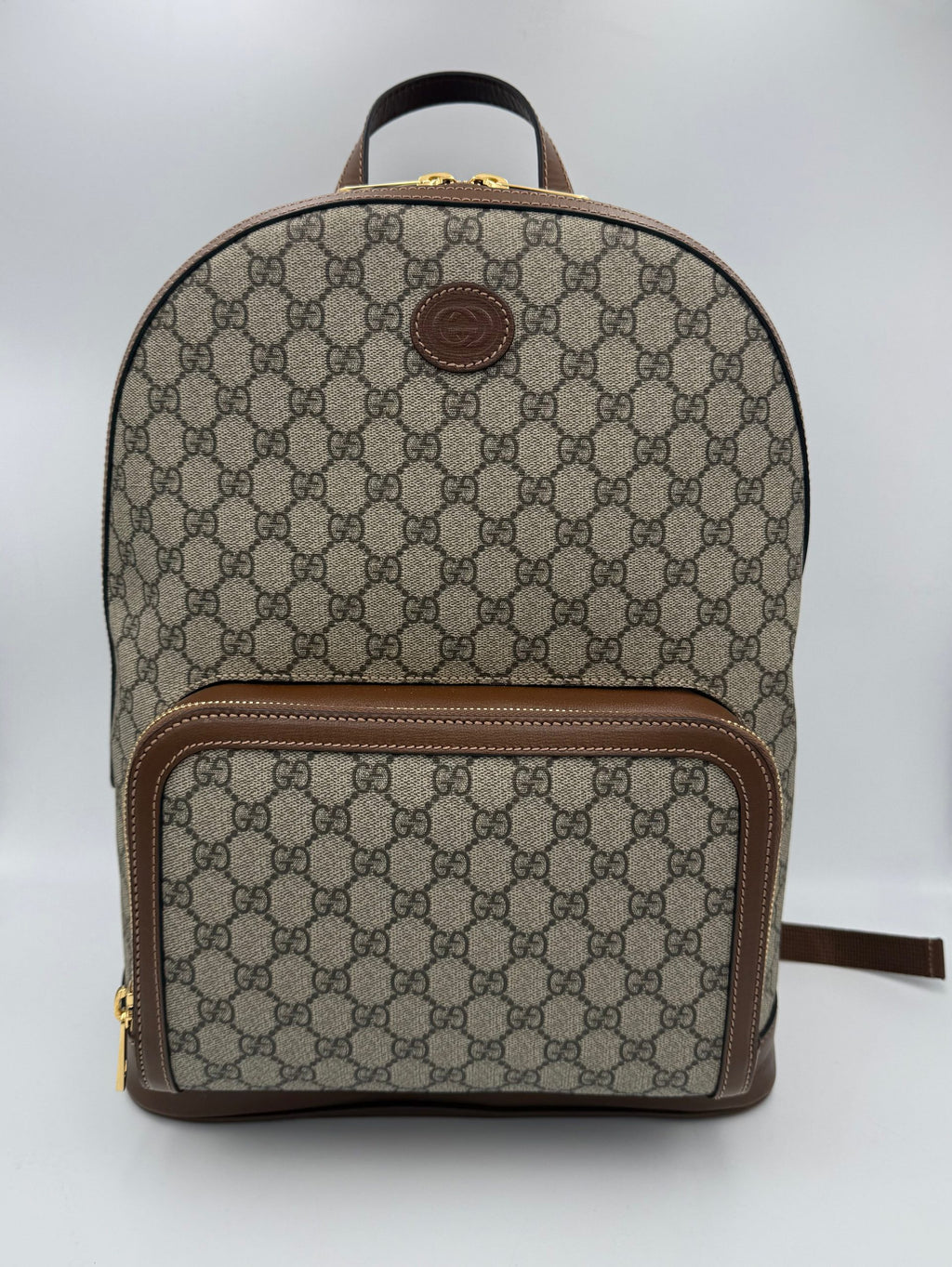 Sac à dos Gucci GG Supreme et cuir