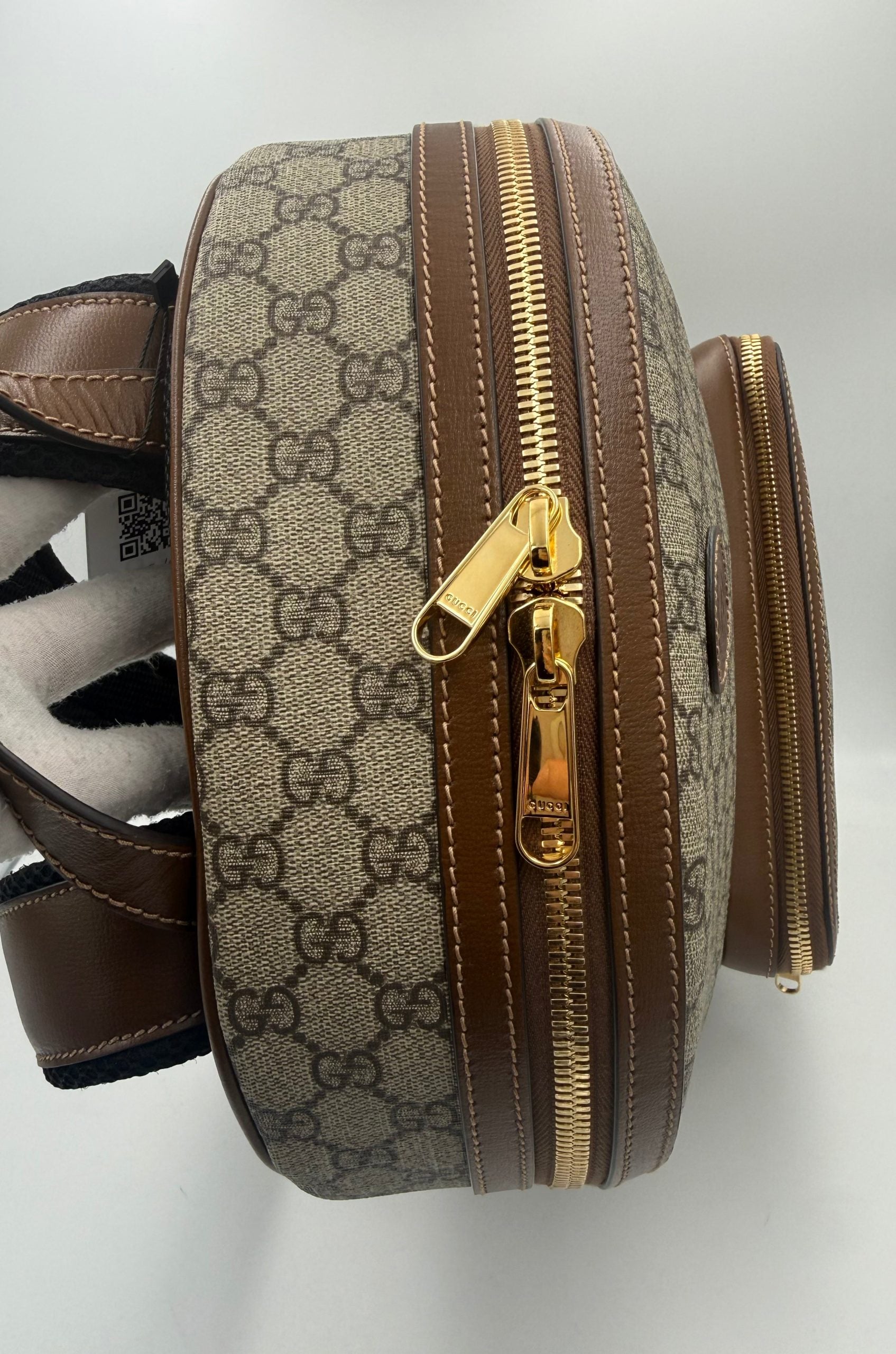 Sac à dos Gucci GG Supreme et cuir