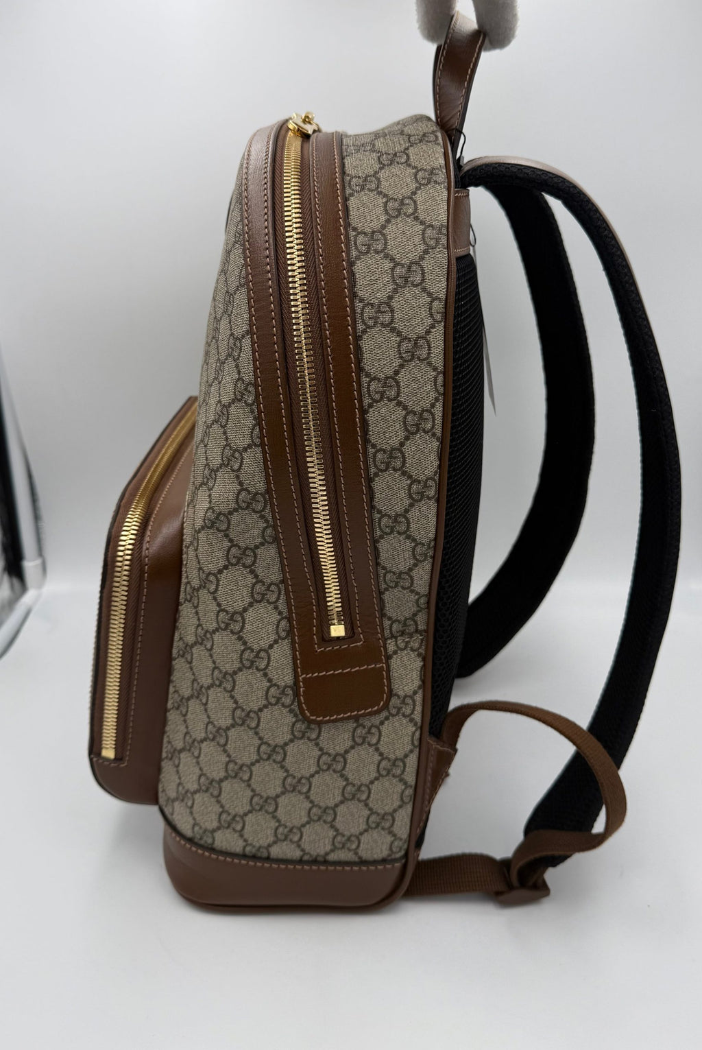 Sac à dos Gucci GG Supreme et cuir