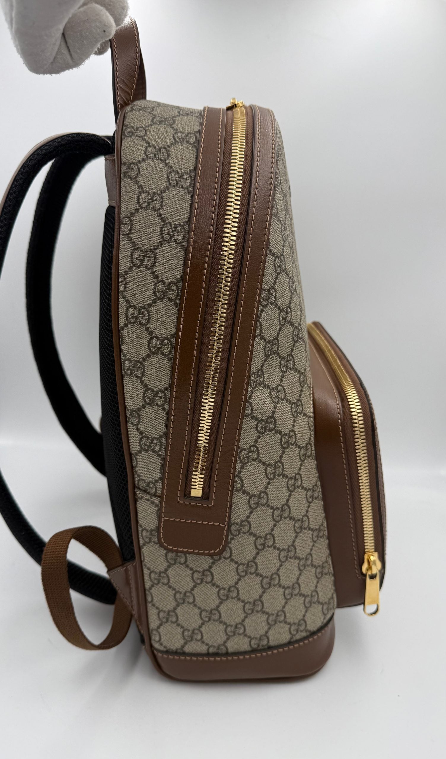 Sac à dos Gucci GG Supreme et cuir