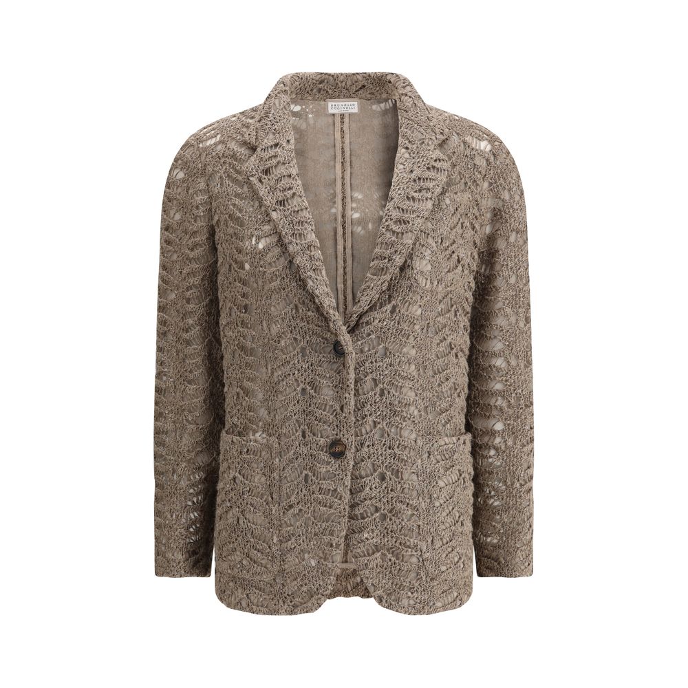 Brunello Cucinelli Brown Blazer for Women alternate view
