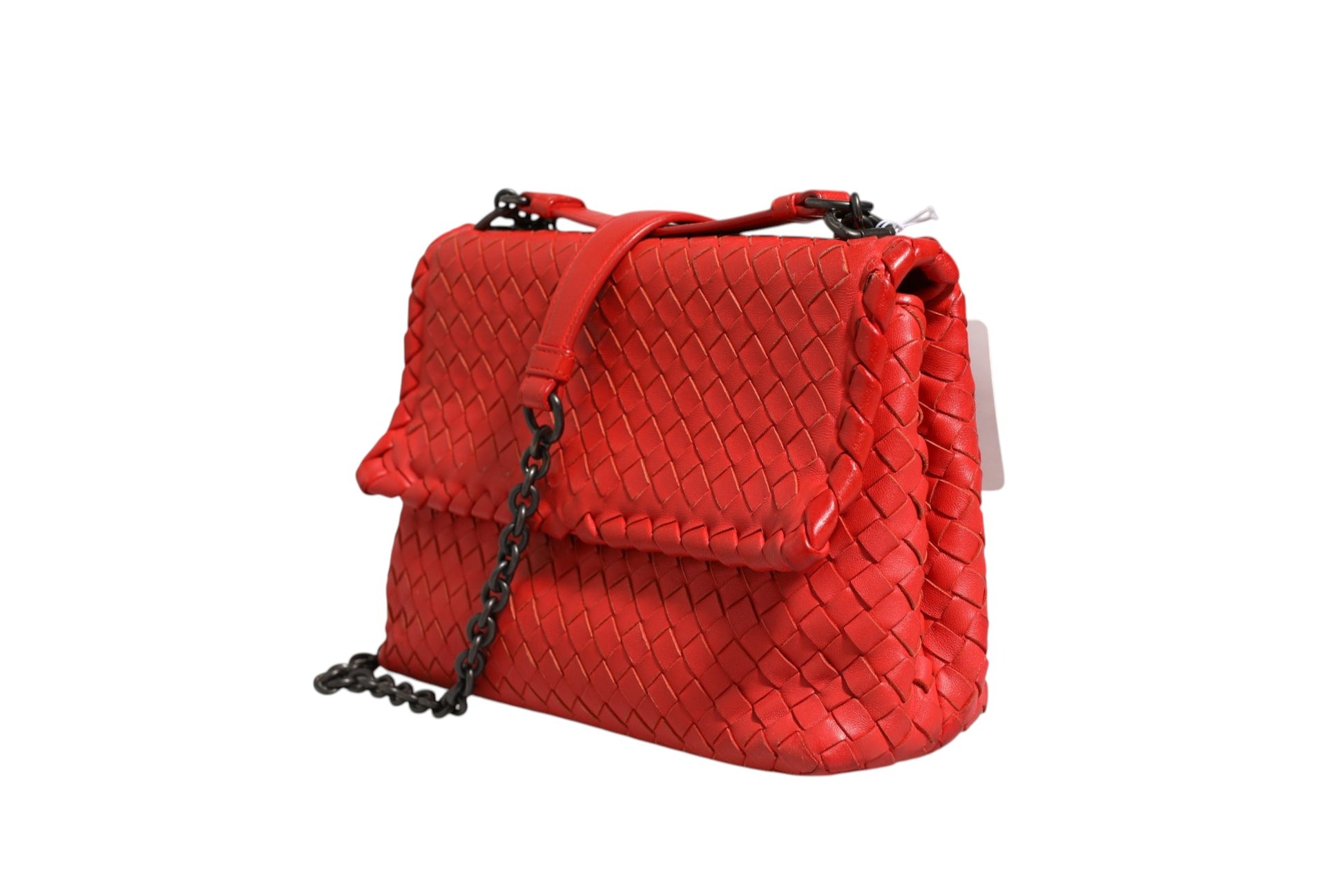 Bottega Veneta Red Shoulder Bag for Women detail view