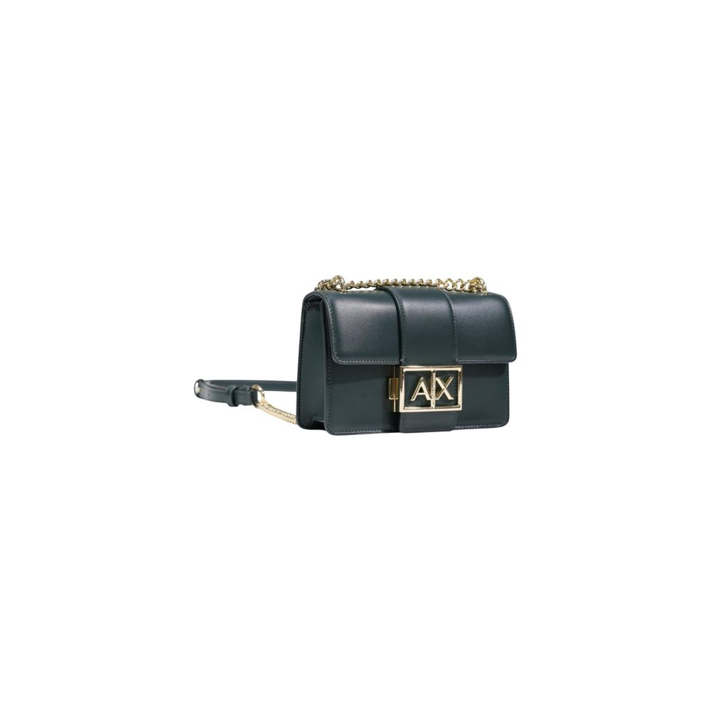 Armani Exchange Green Handbag for Women detail view
