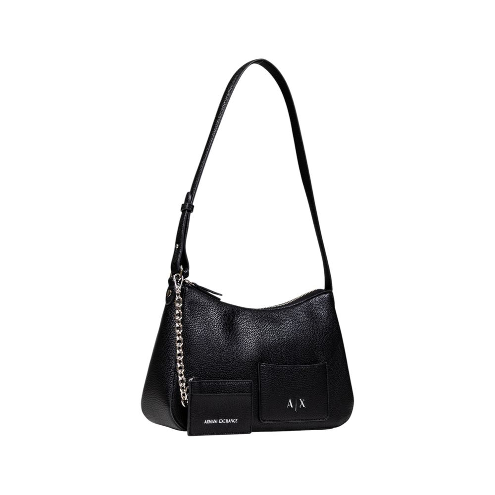 Armani Exchange Black Handbag for Women detail view