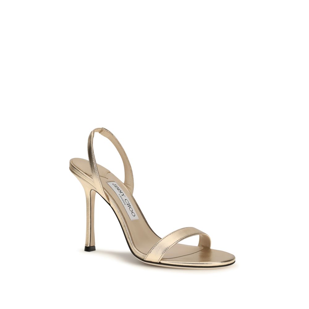 Jimmy Choo Gold Stiletto Heels for Women alternate view